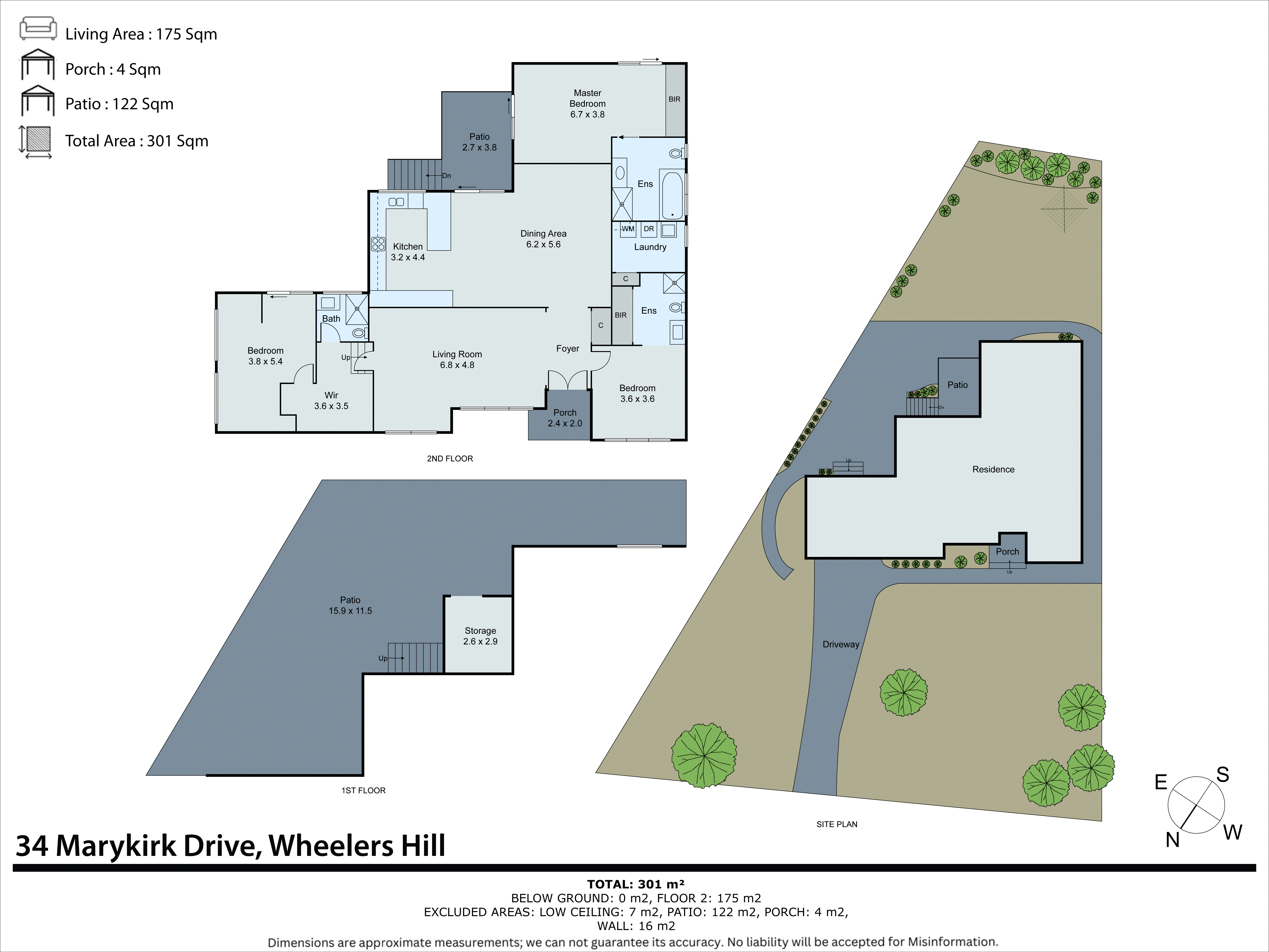 34 Marykirk Drive, Wheelers Hill VIC 3150 - Floorplan