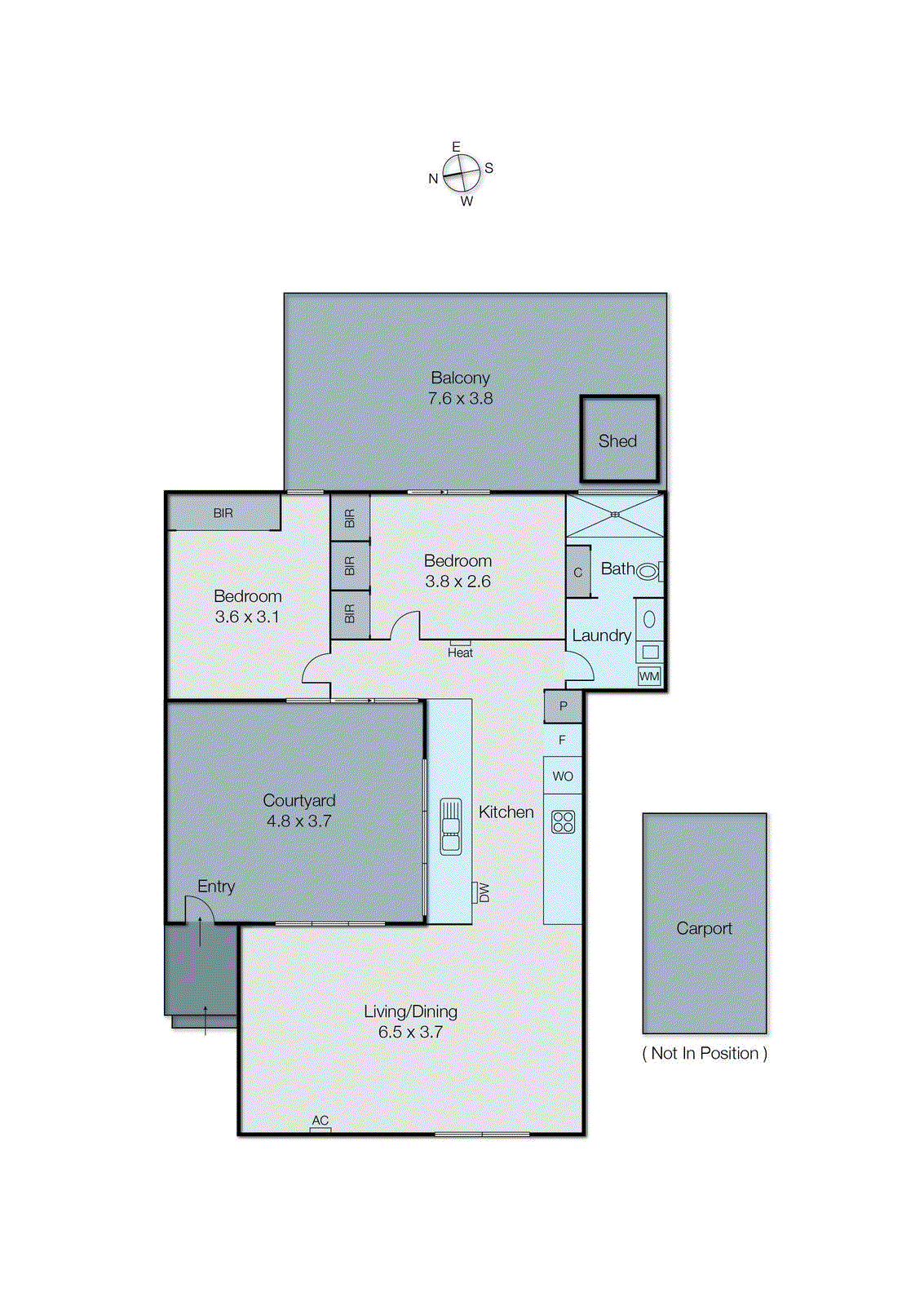 3/4 Mason Court, Highett VIC 3190 - Floorplan
