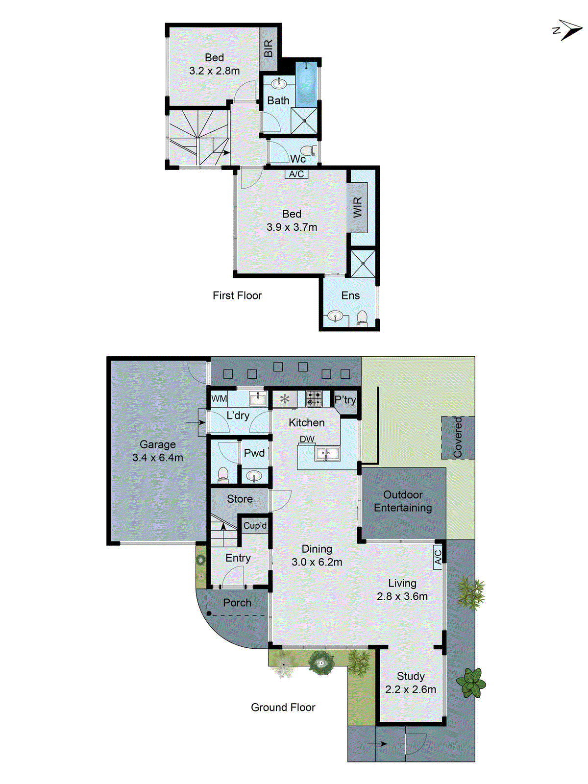 3/4 Mervyn Street, Newtown VIC 3220 - Floorplan