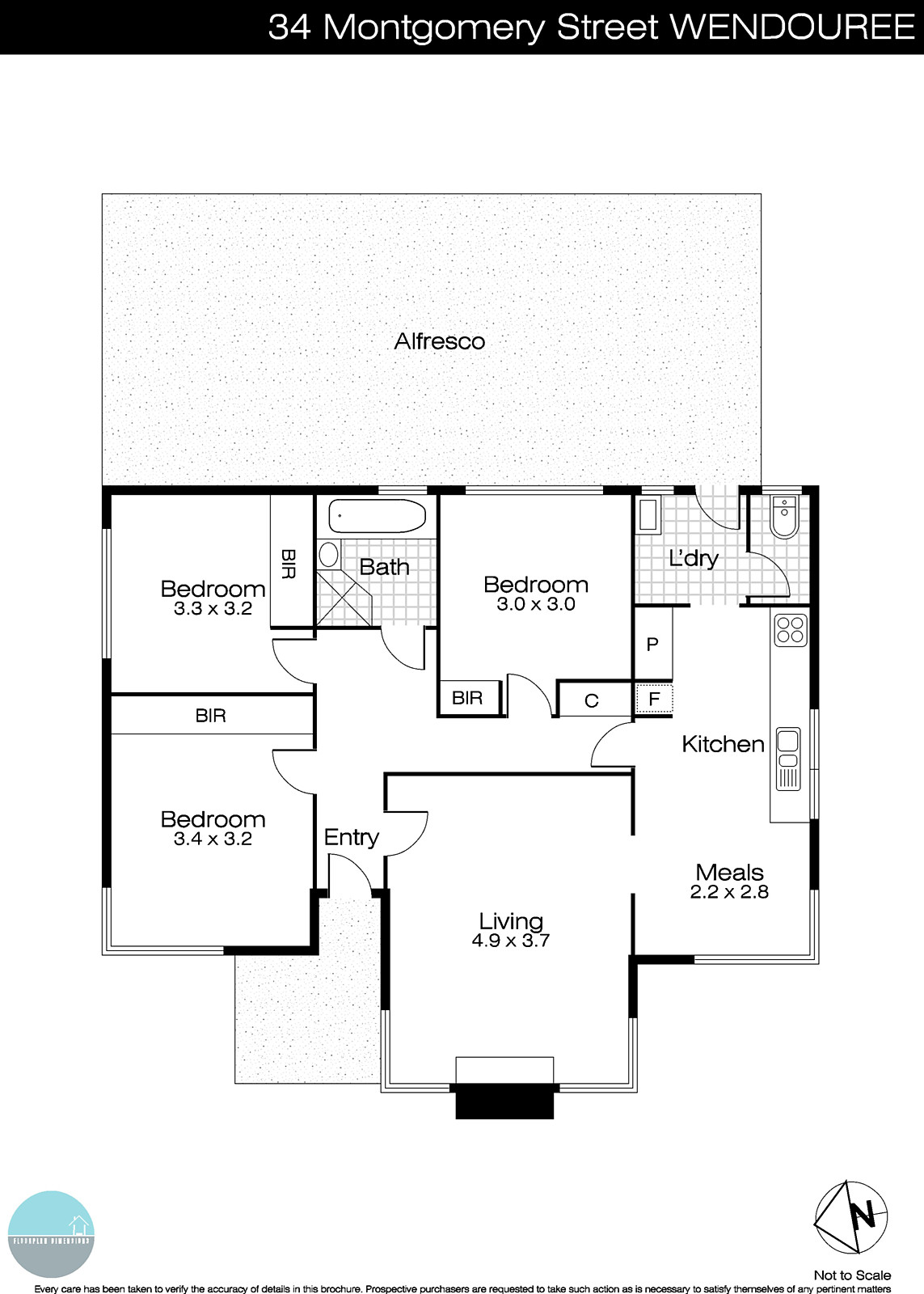 34 Montgomery Street, Wendouree VIC 3355 - Floorplan