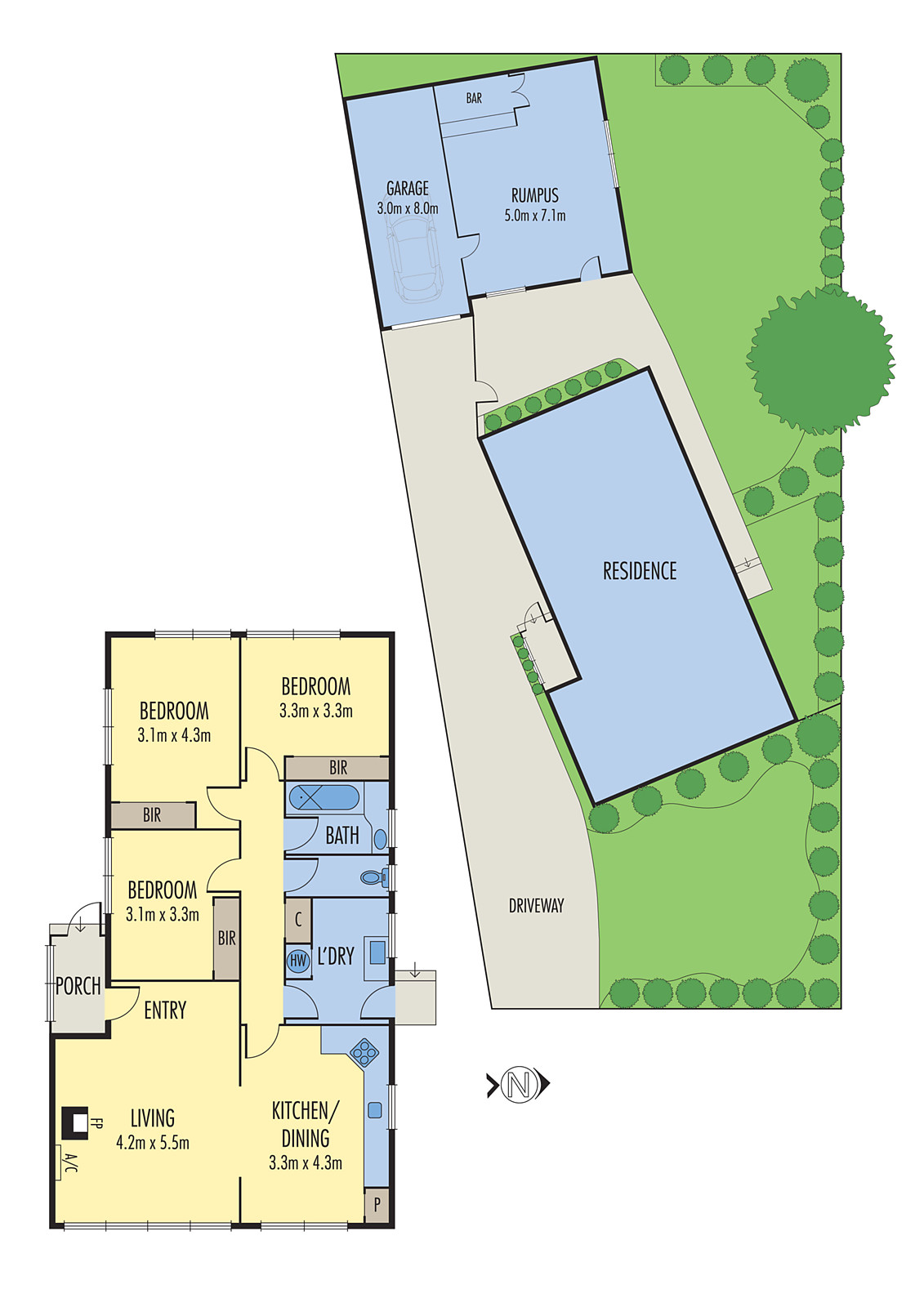 34 Neptune Avenue, Newcomb VIC 3219 - Floorplan