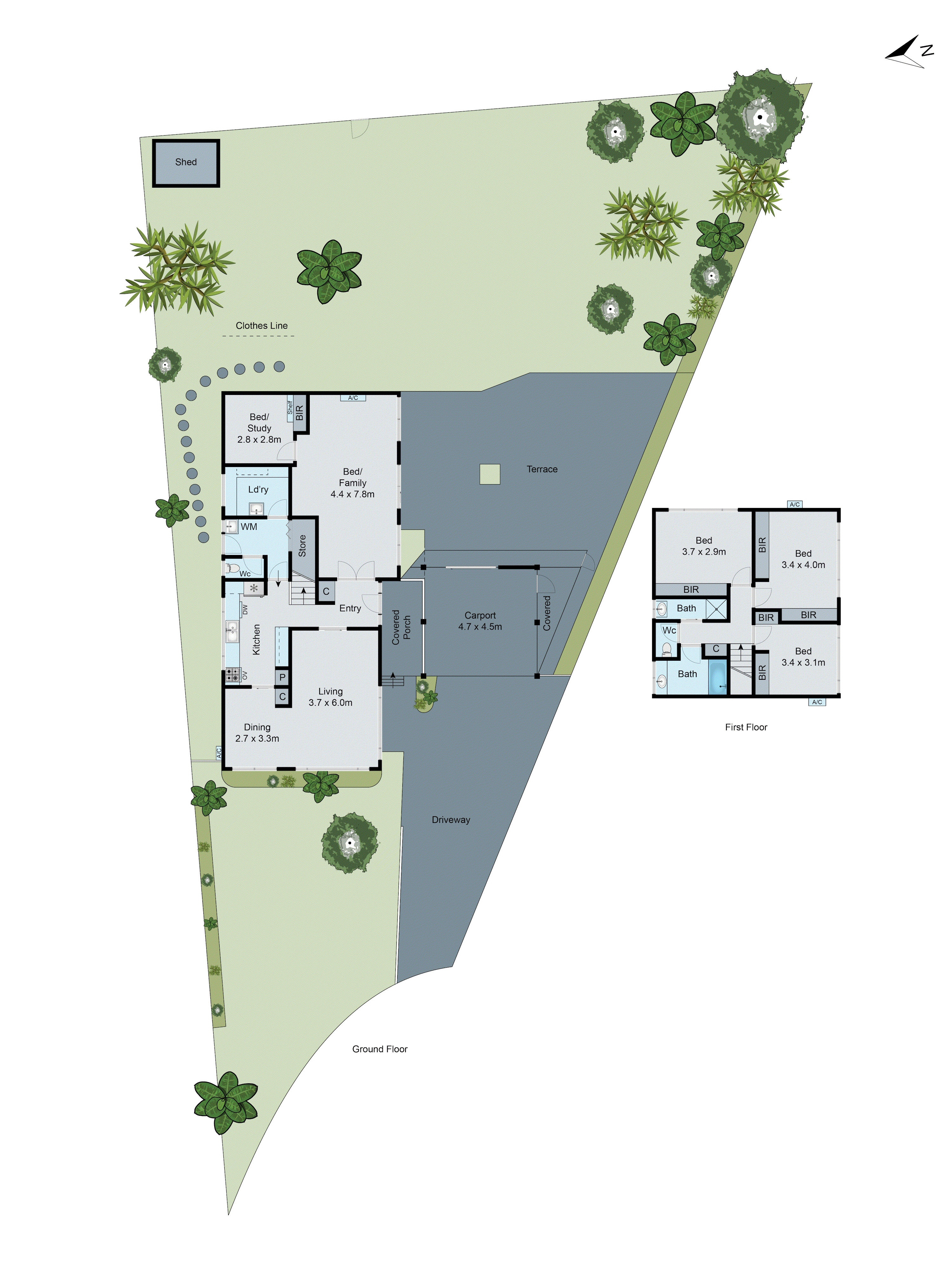 34 Pasadena Crescent, Bentleigh East VIC 3165 - Floorplan
