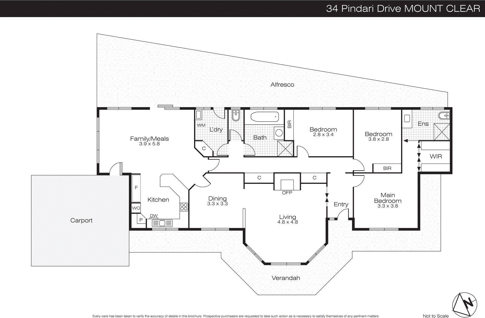 34 Pindari Drive, Mount Clear VIC 3350 - Floorplan