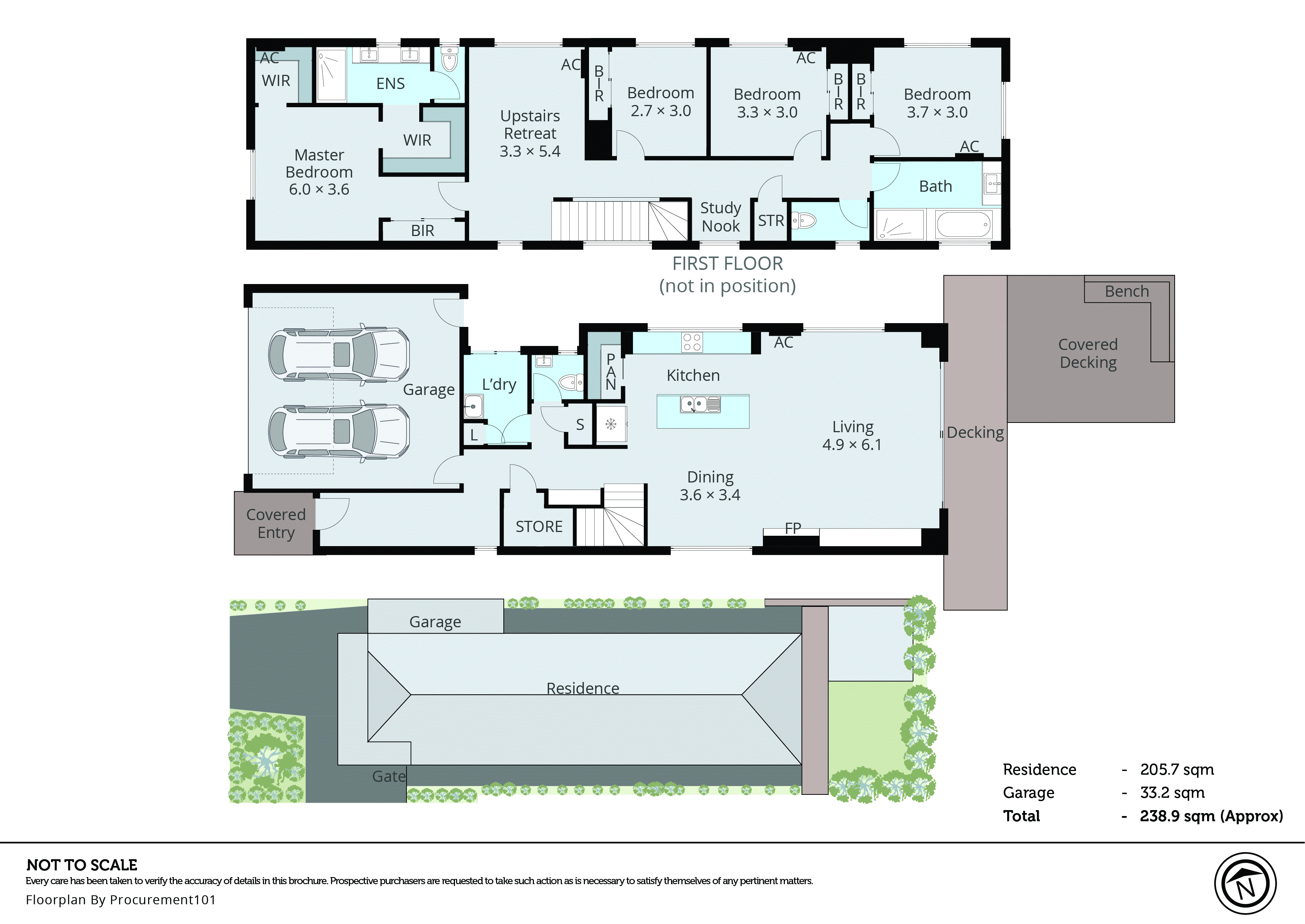 34 Red Brush Drive, Keysborough VIC 3173 - Floorplan
