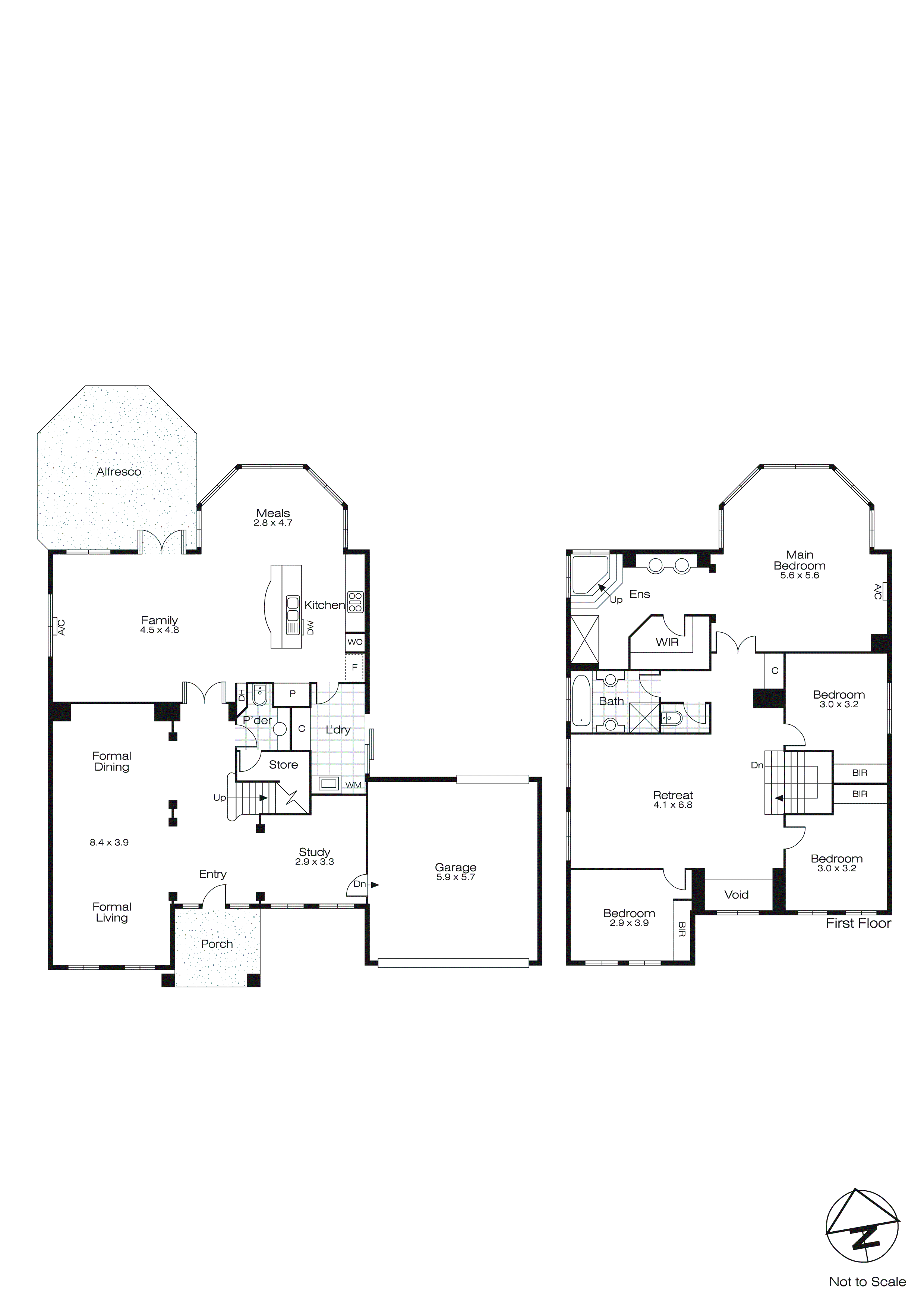 34 St Helens Avenue, Lake Gardens VIC 3355 - Floorplan