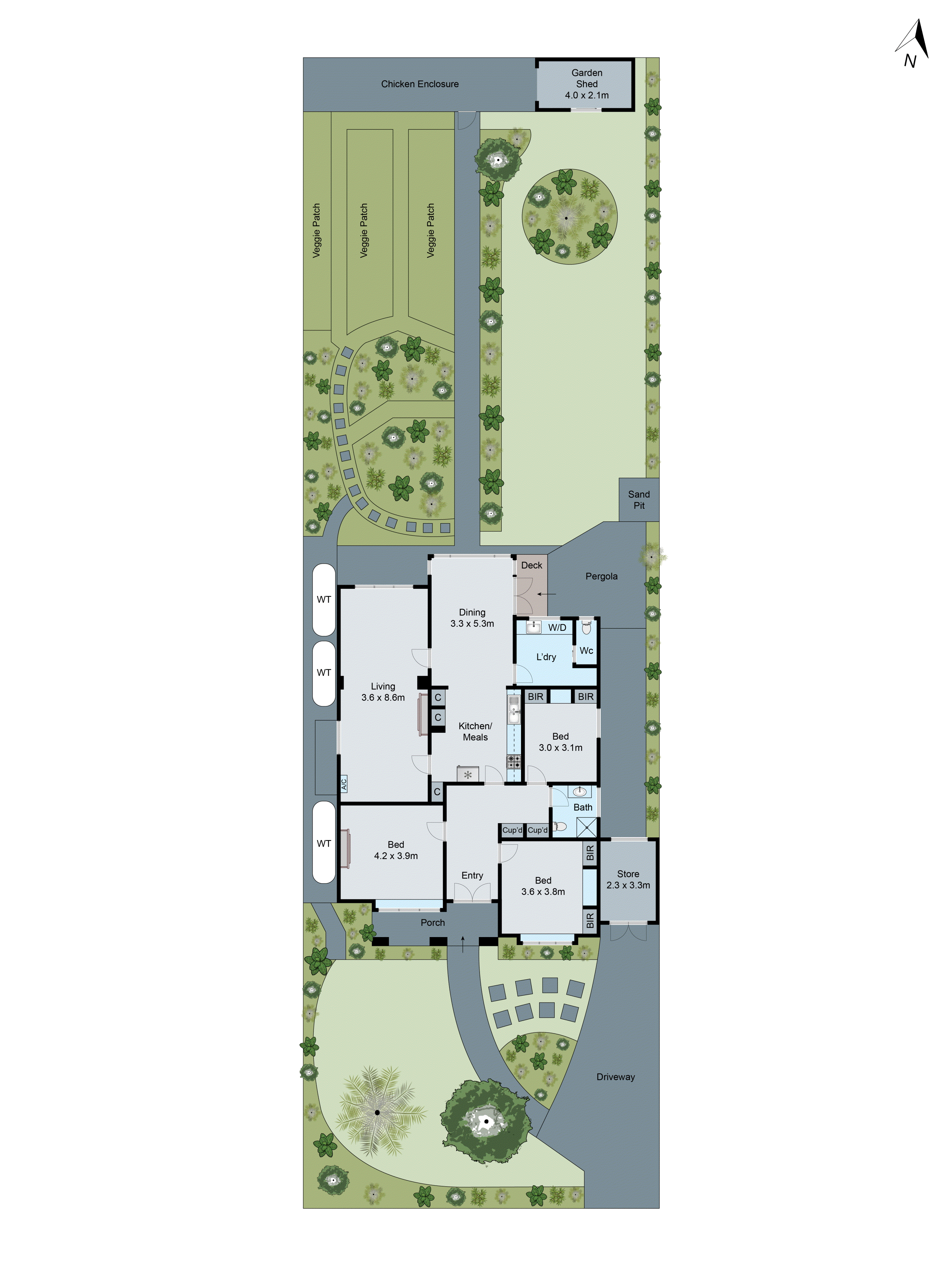 34 Sydenham Avenue, Manifold Heights VIC 3218 - Floorplan