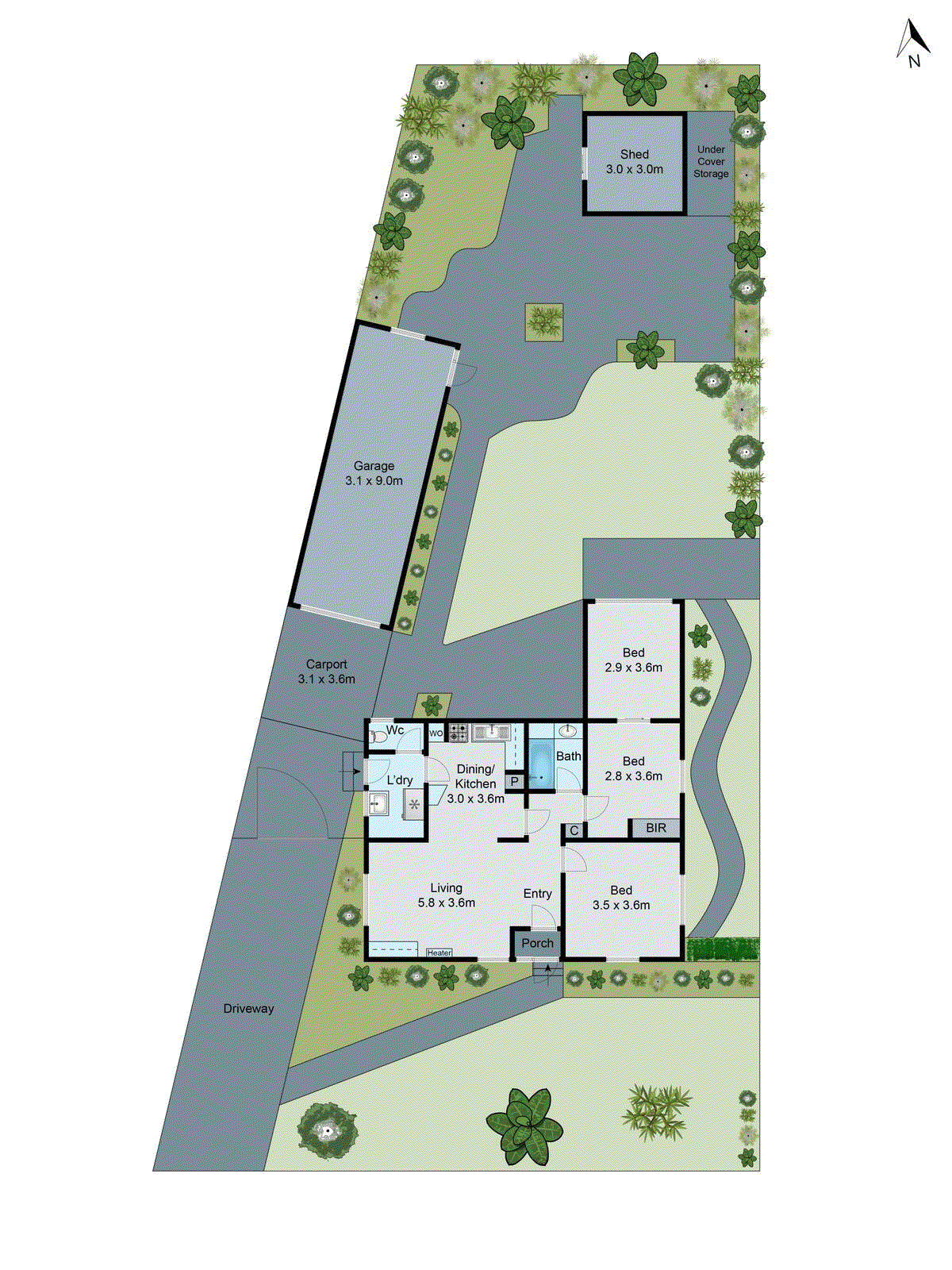 34 Talona Crescent, Corio VIC 3214 - Floorplan