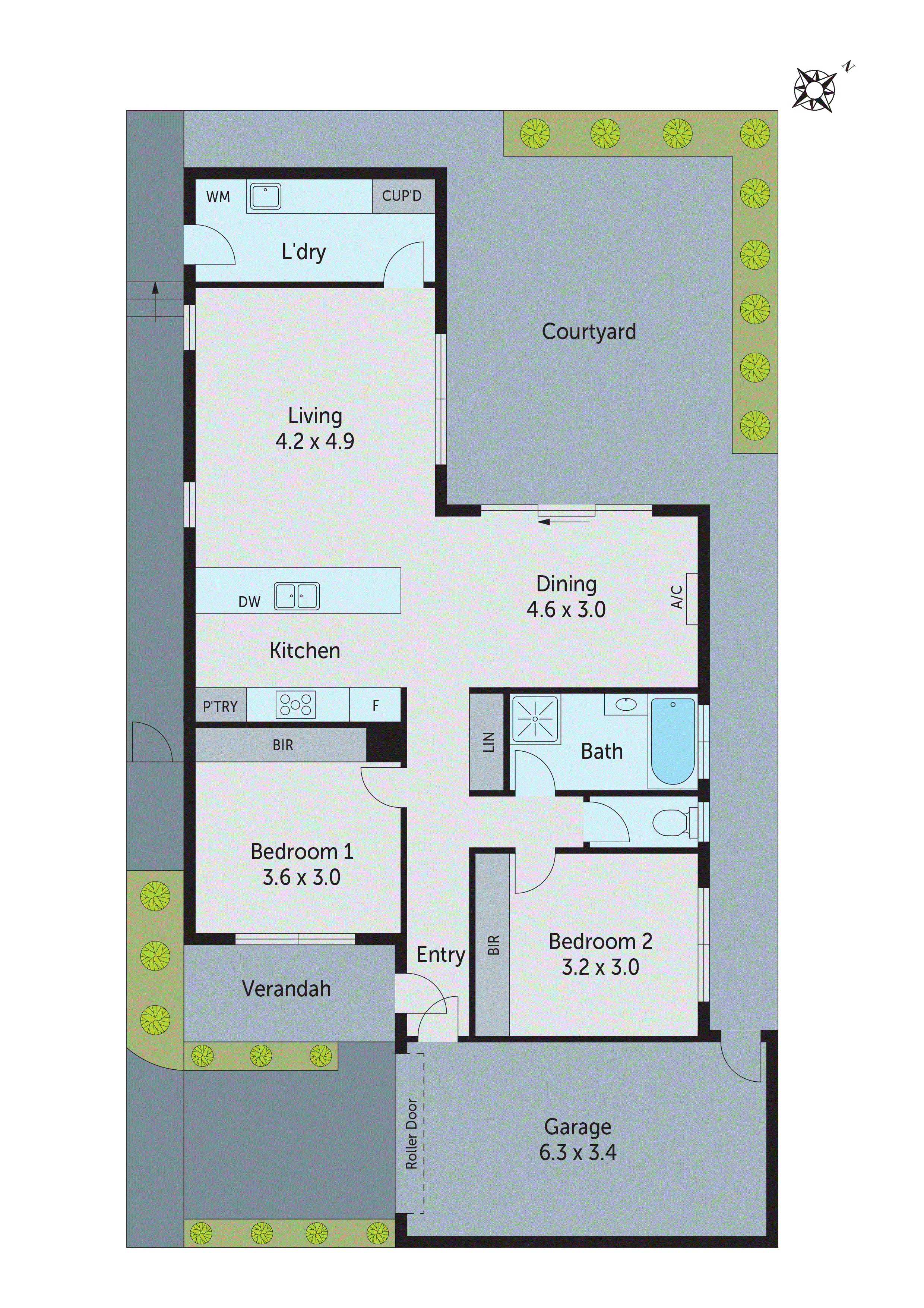 3/4 The Avenue, Belmont VIC 3216 - Floorplan