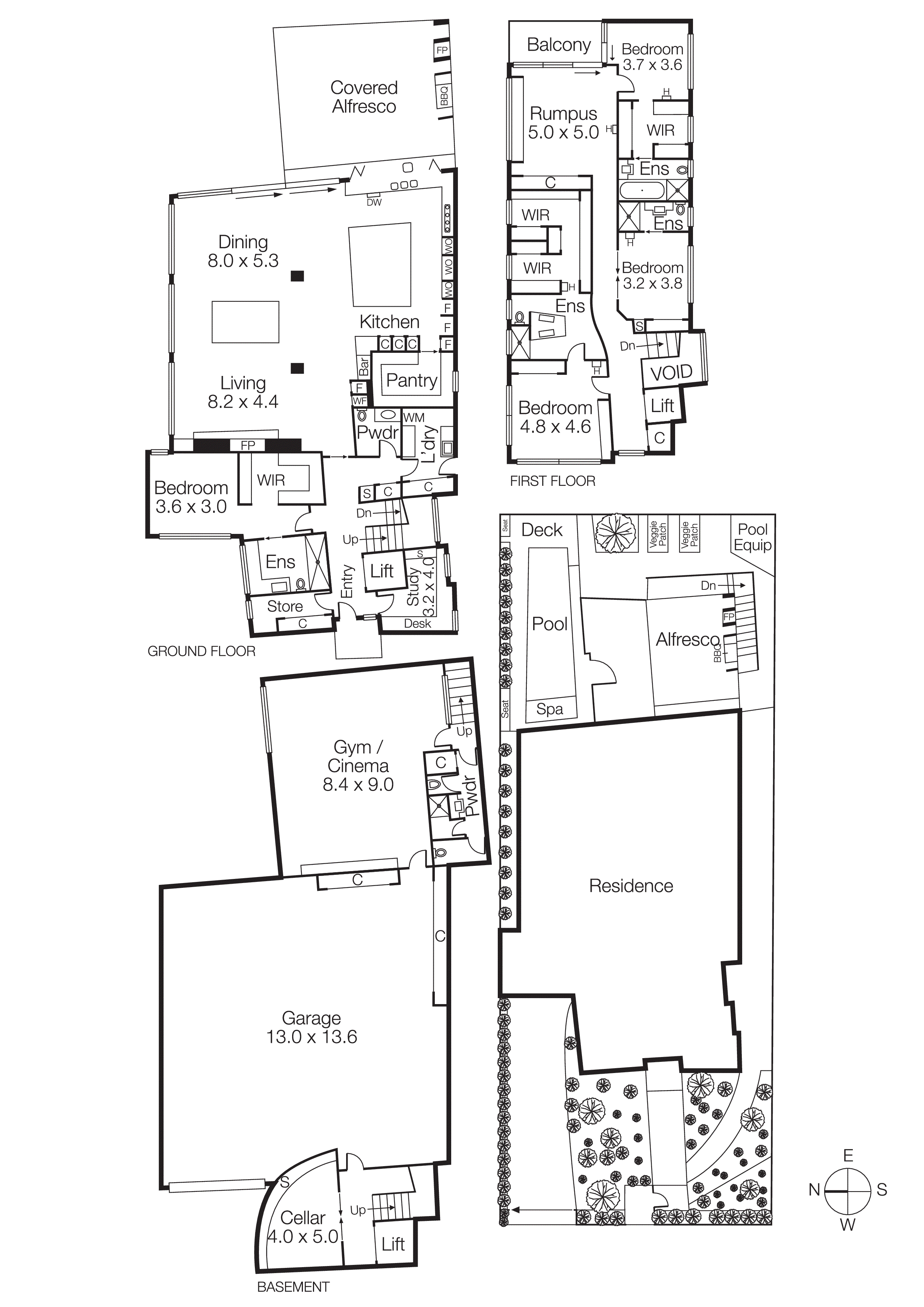34 The Avenue, Hampton VIC 3188 - Floorplan