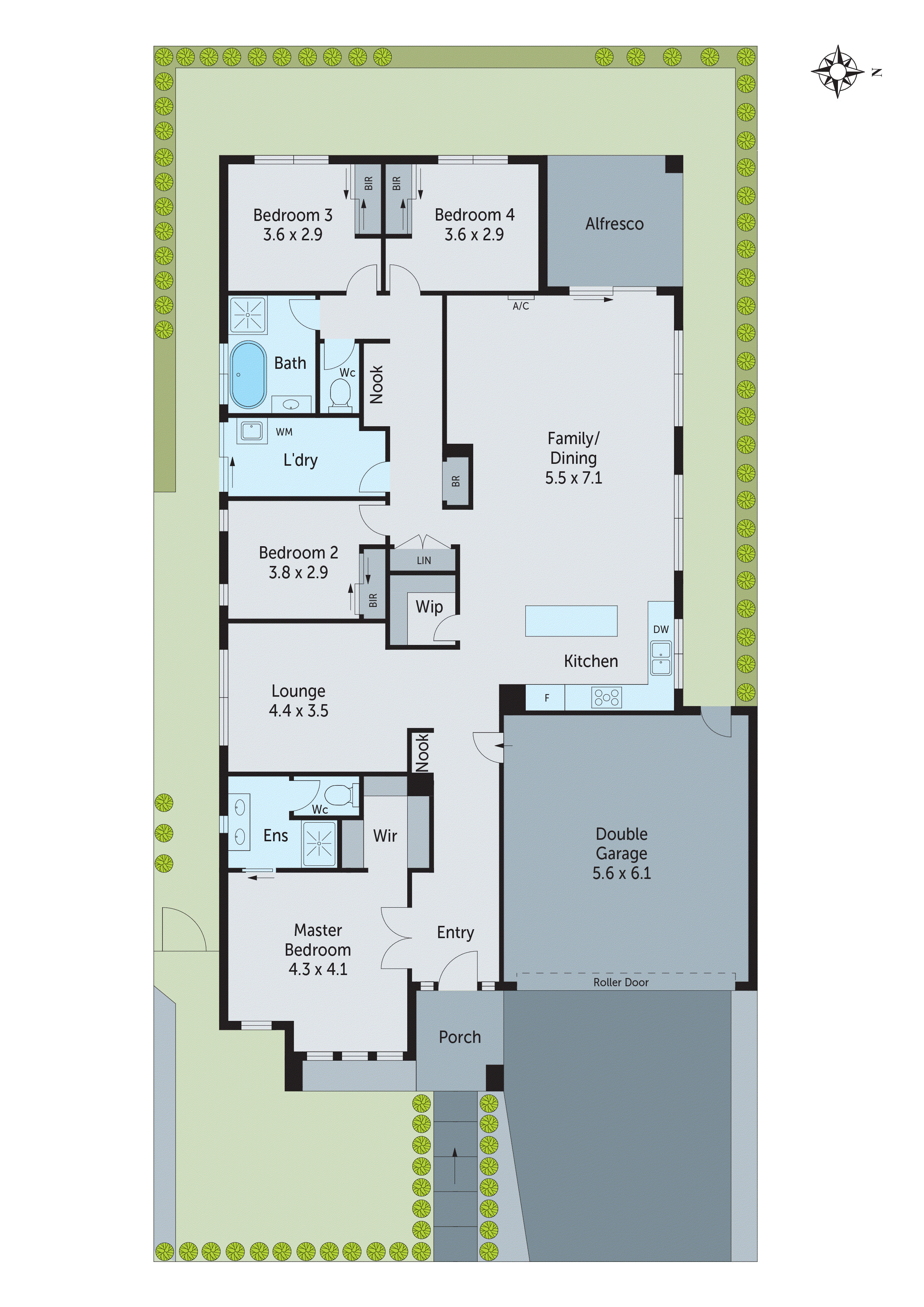 34 Trent Crescent, Charlemont VIC 3217 - Floorplan