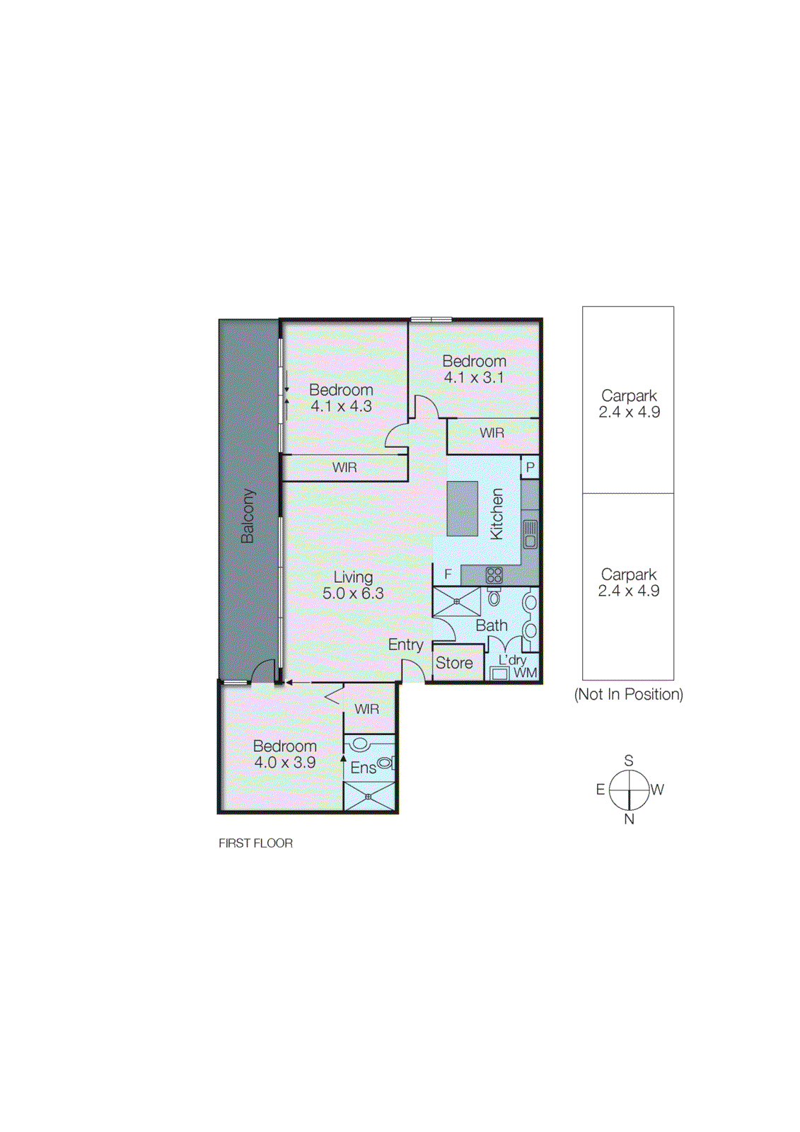 3/40 Atherton Road, Oakleigh VIC 3166 - Floorplan