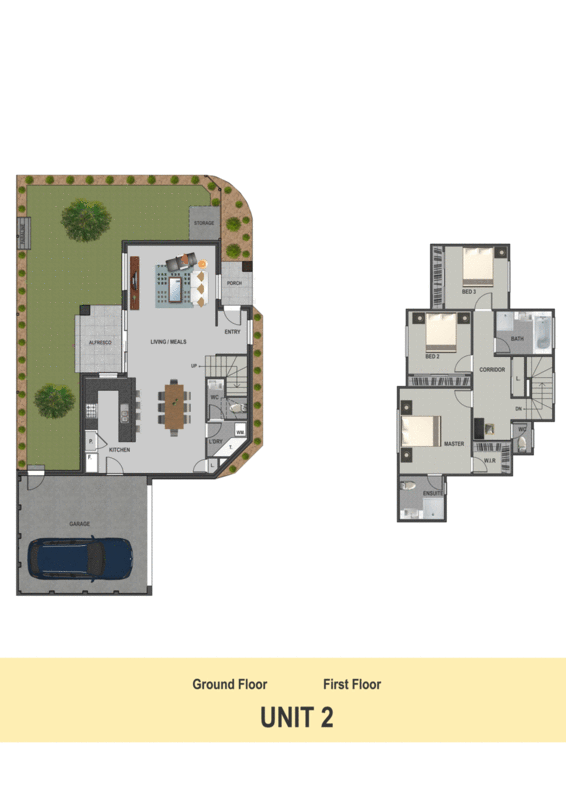 3/40 Heath Avenue, Oakleigh VIC 3166 - Floorplan
