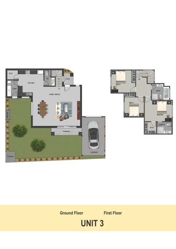 3/40 Heath Avenue, Oakleigh VIC 3166 - Floorplan