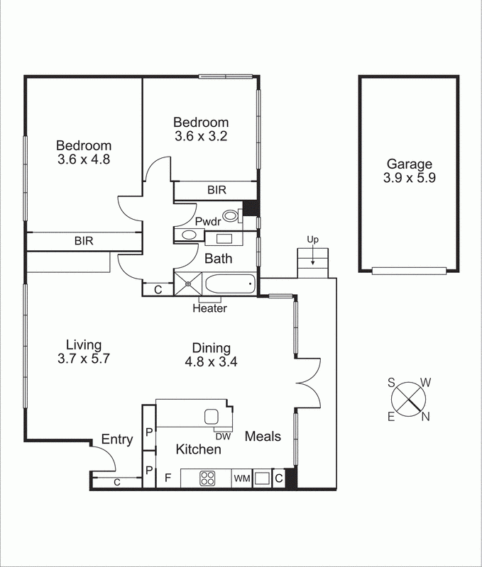 3/405 Beach Road, BEAUMARIS VIC 3193 - Floorplan