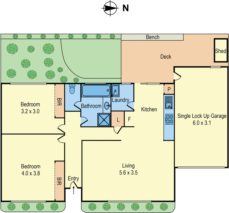 3/41 Marriott Street, Parkdale VIC 3195 - Floorplan