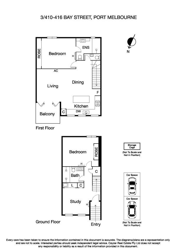 3/410-416 Bay Street, PORT MELBOURNE VIC 3207 - Floorplan