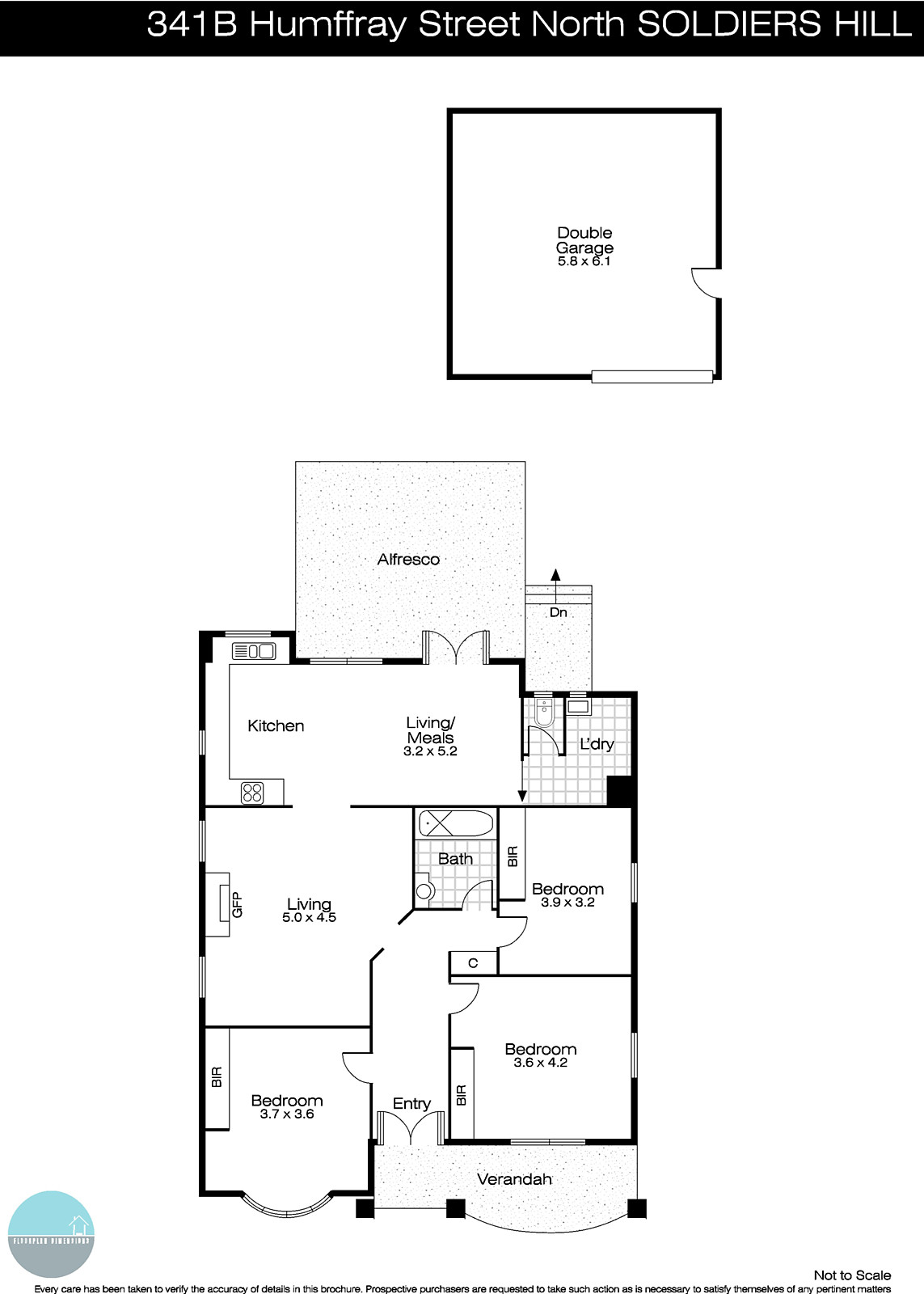 341B Humffray Street North, Brown Hill VIC 3350 - Floorplan