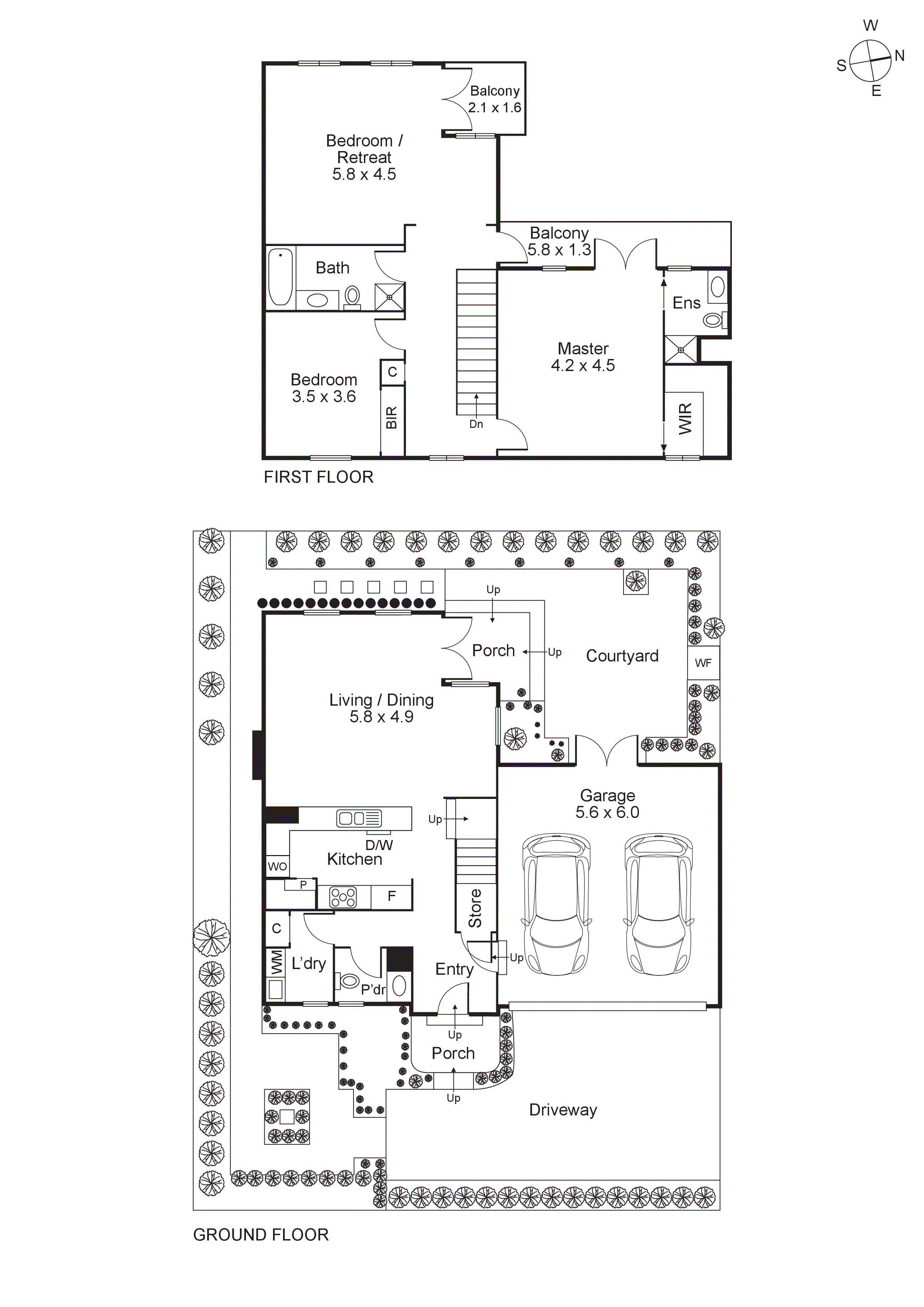 3/42 Willis Street, Hampton VIC 3188 - Floorplan