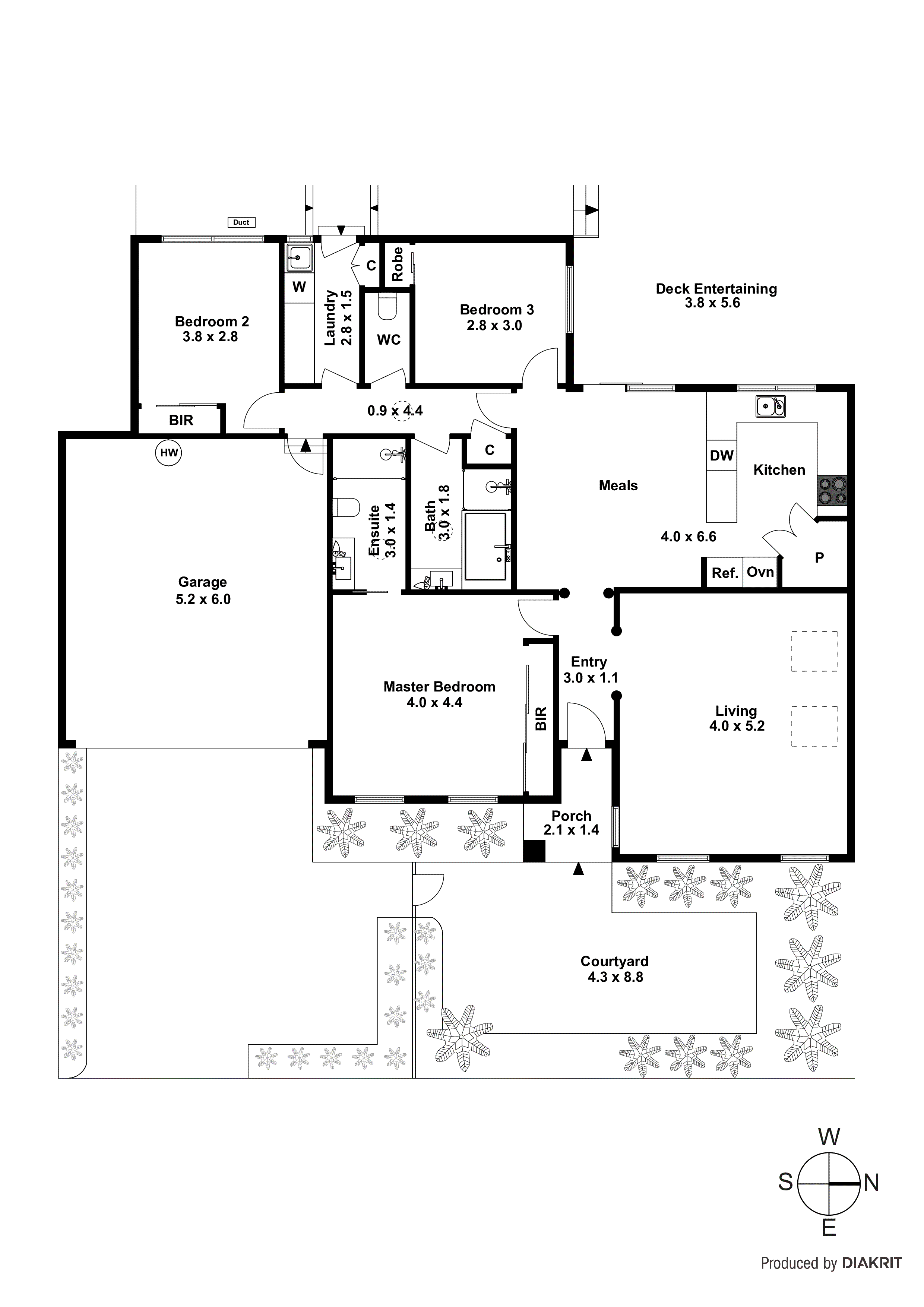 3/43 Fourth Street, Black Rock VIC 3193 - Floorplan