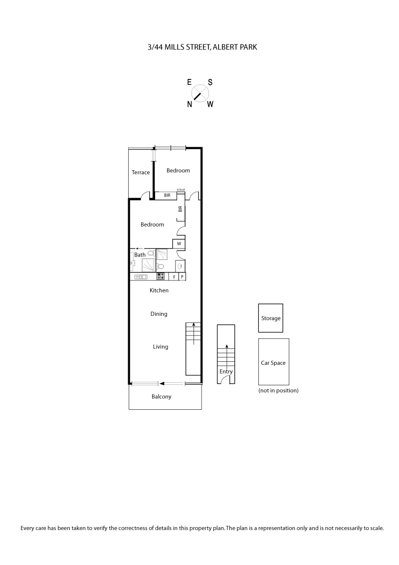 3/44 Mills Street, ALBERT PARK VIC 3206 - Floorplan
