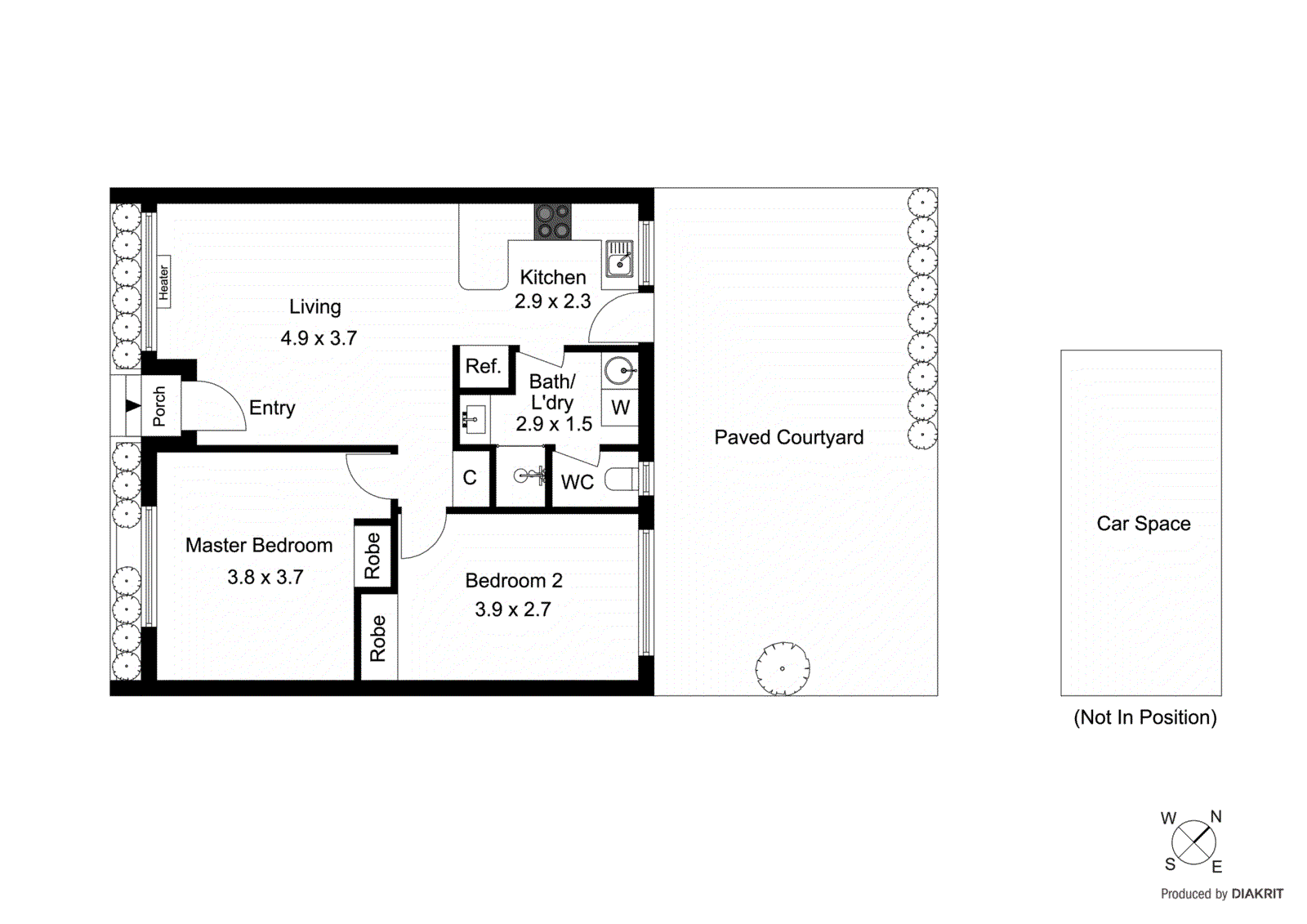 3/45 Chelsea Road, Chelsea VIC 3196 - Floorplan