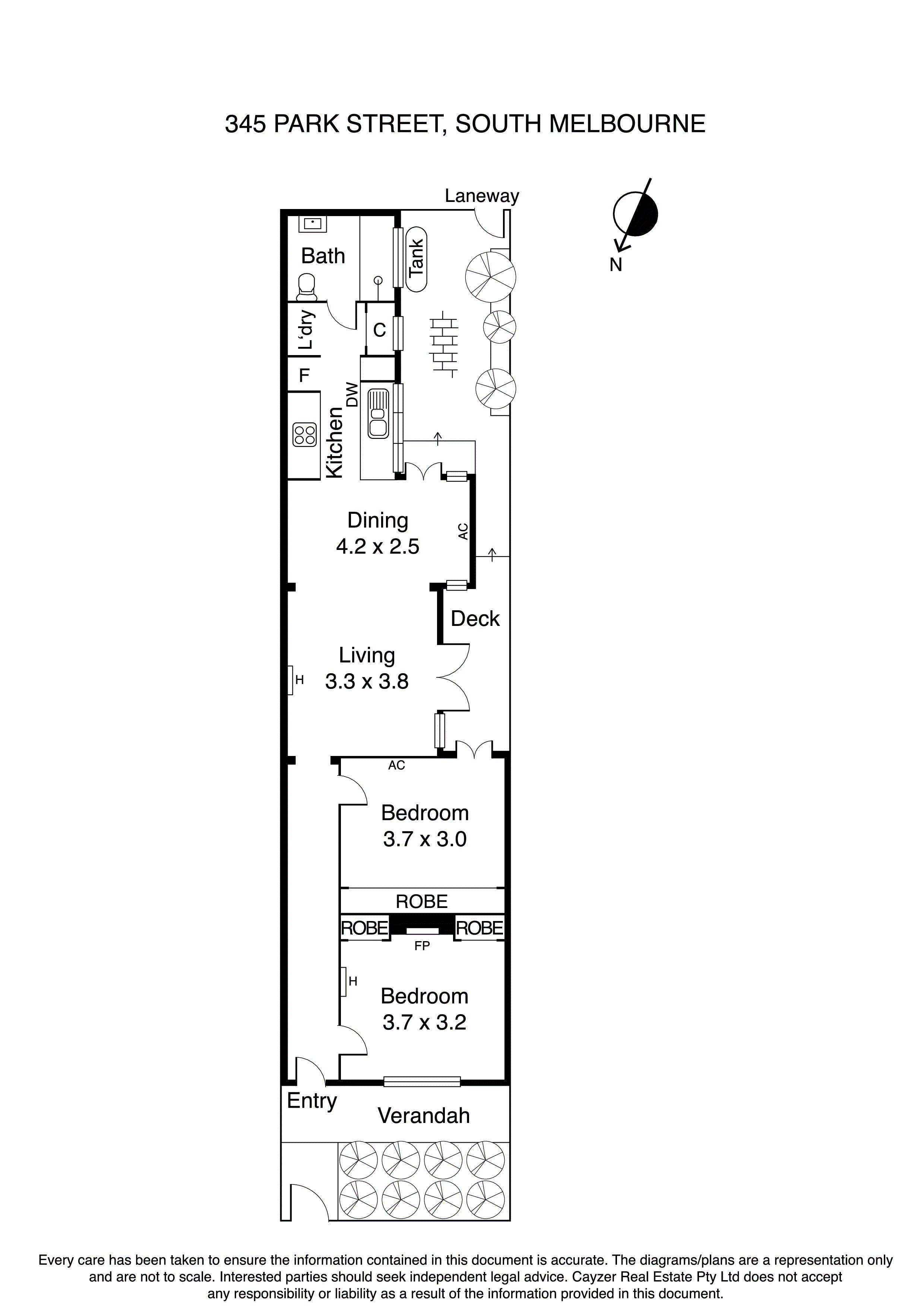 345 Park Street, SOUTH MELBOURNE VIC 3205 - Floorplan