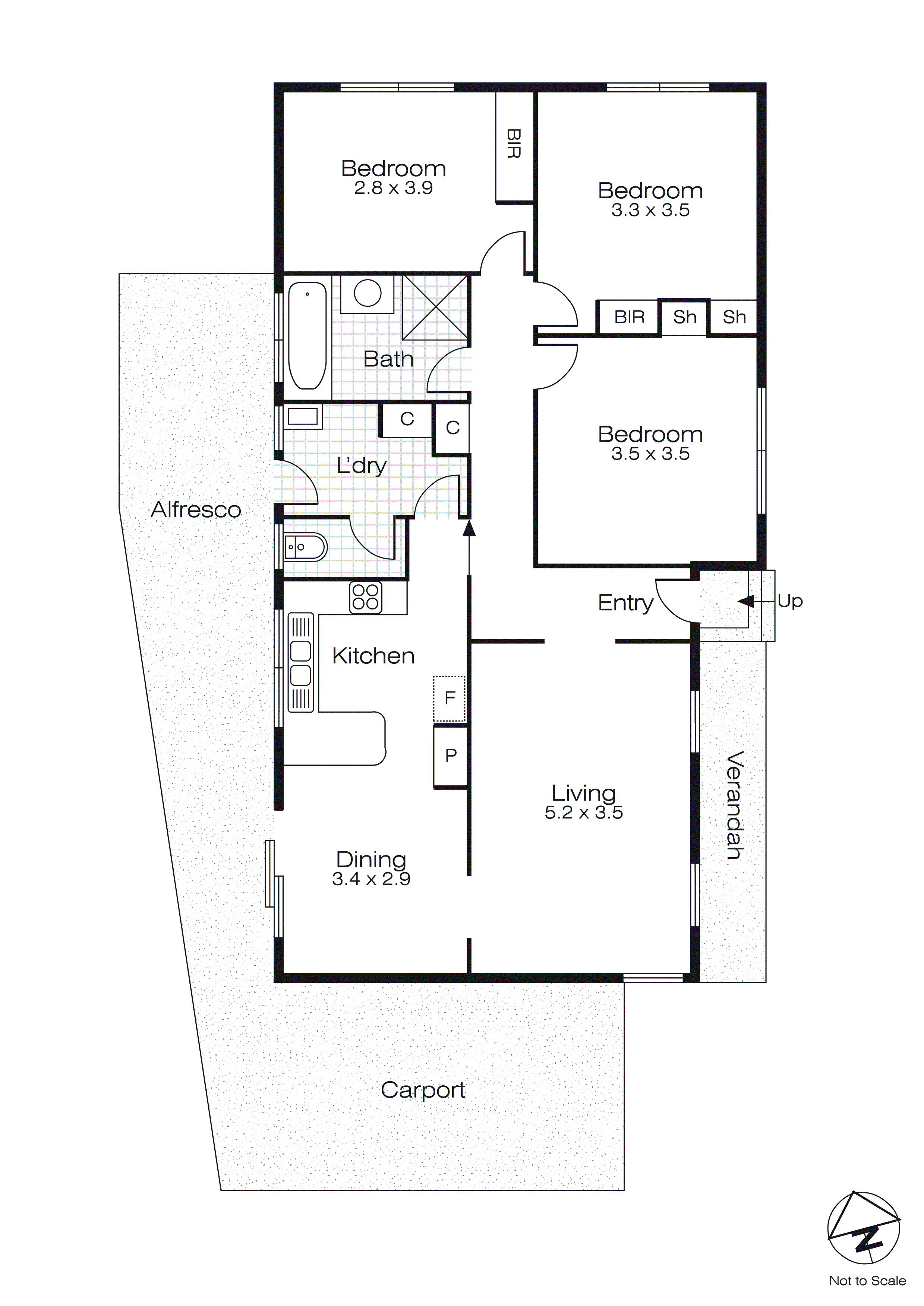 345A Humffray Street North, Brown Hill VIC 3350 - Floorplan