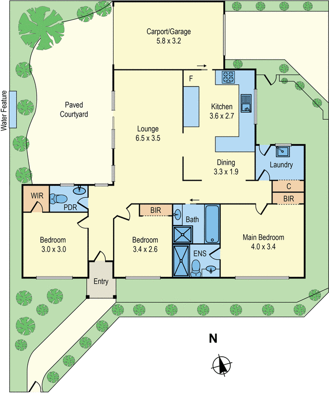 3/46 Balcombe Road, Mentone VIC 3194 - Floorplan