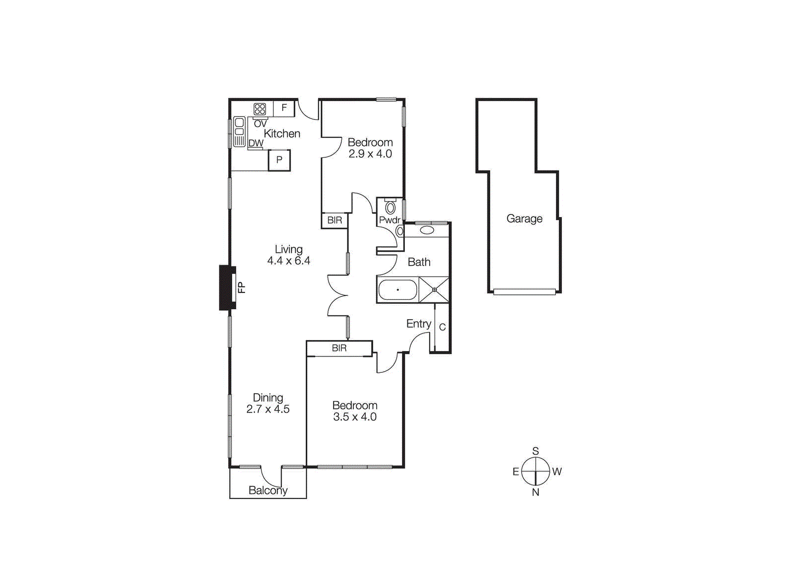 3/46 Cole Street, Brighton VIC 3186 - Floorplan