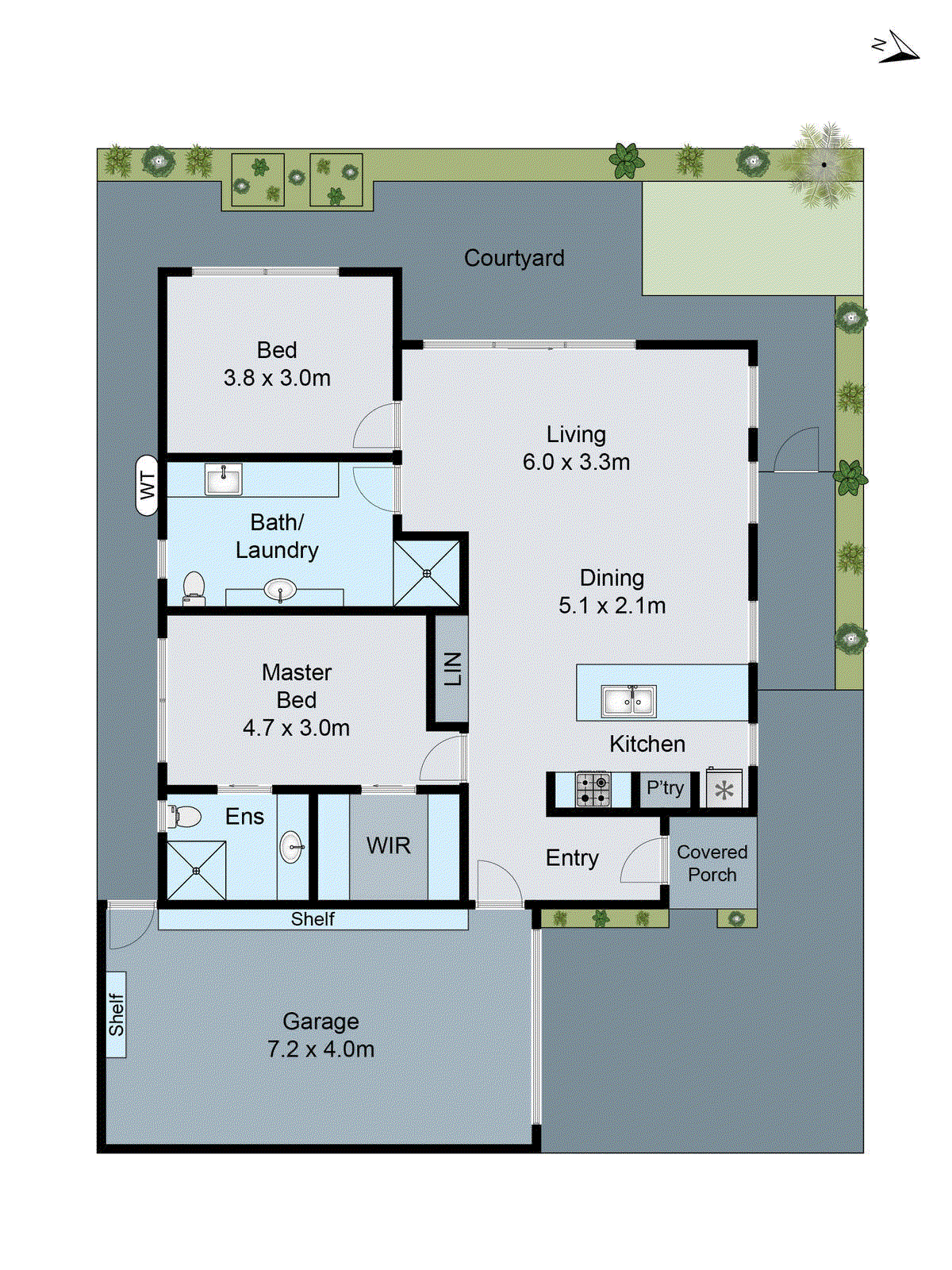 3/46 Killarney Avenue, Grovedale VIC 3216 - Floorplan