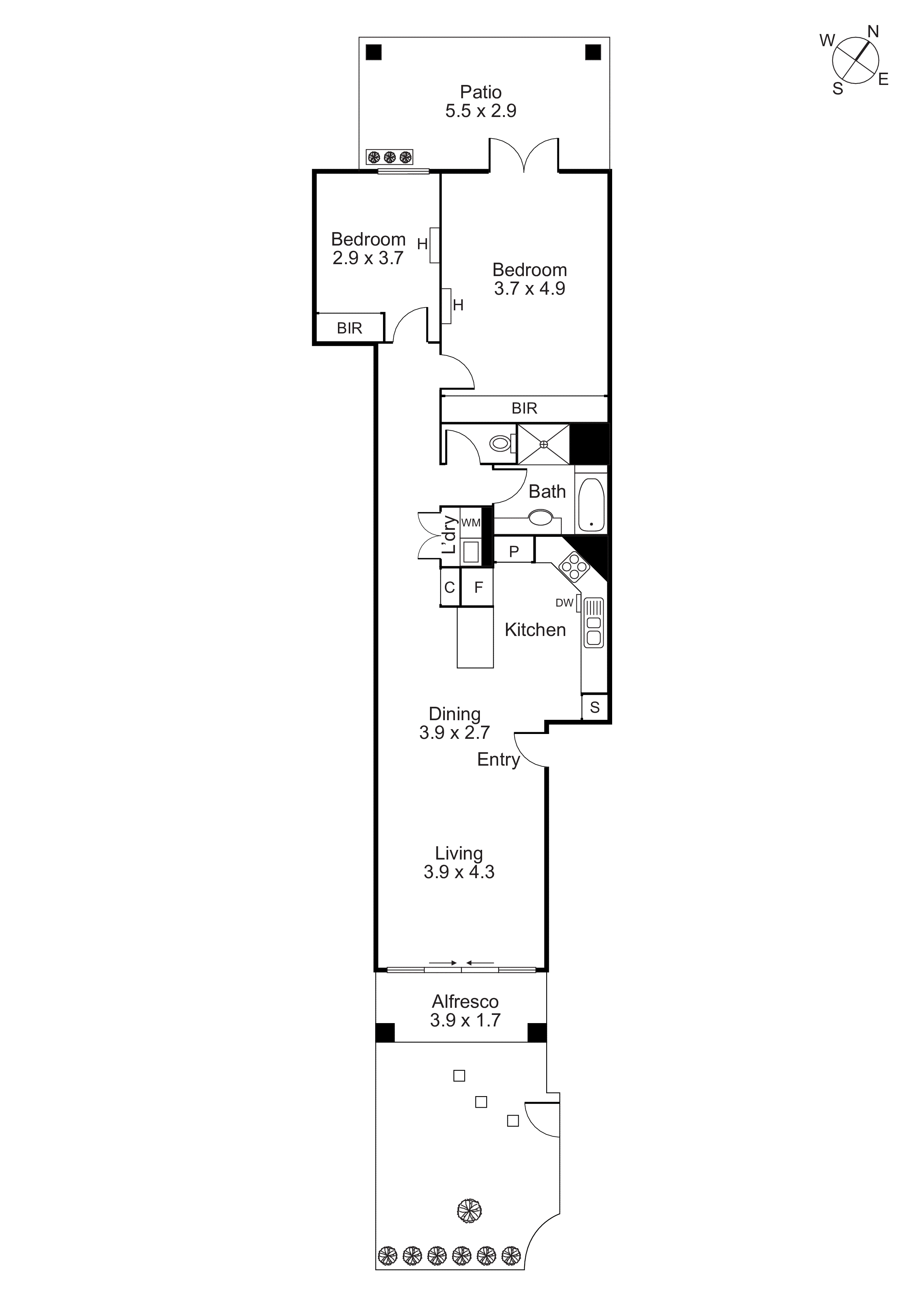 3/464 Beach Road, Beaumaris VIC 3193 - Floorplan