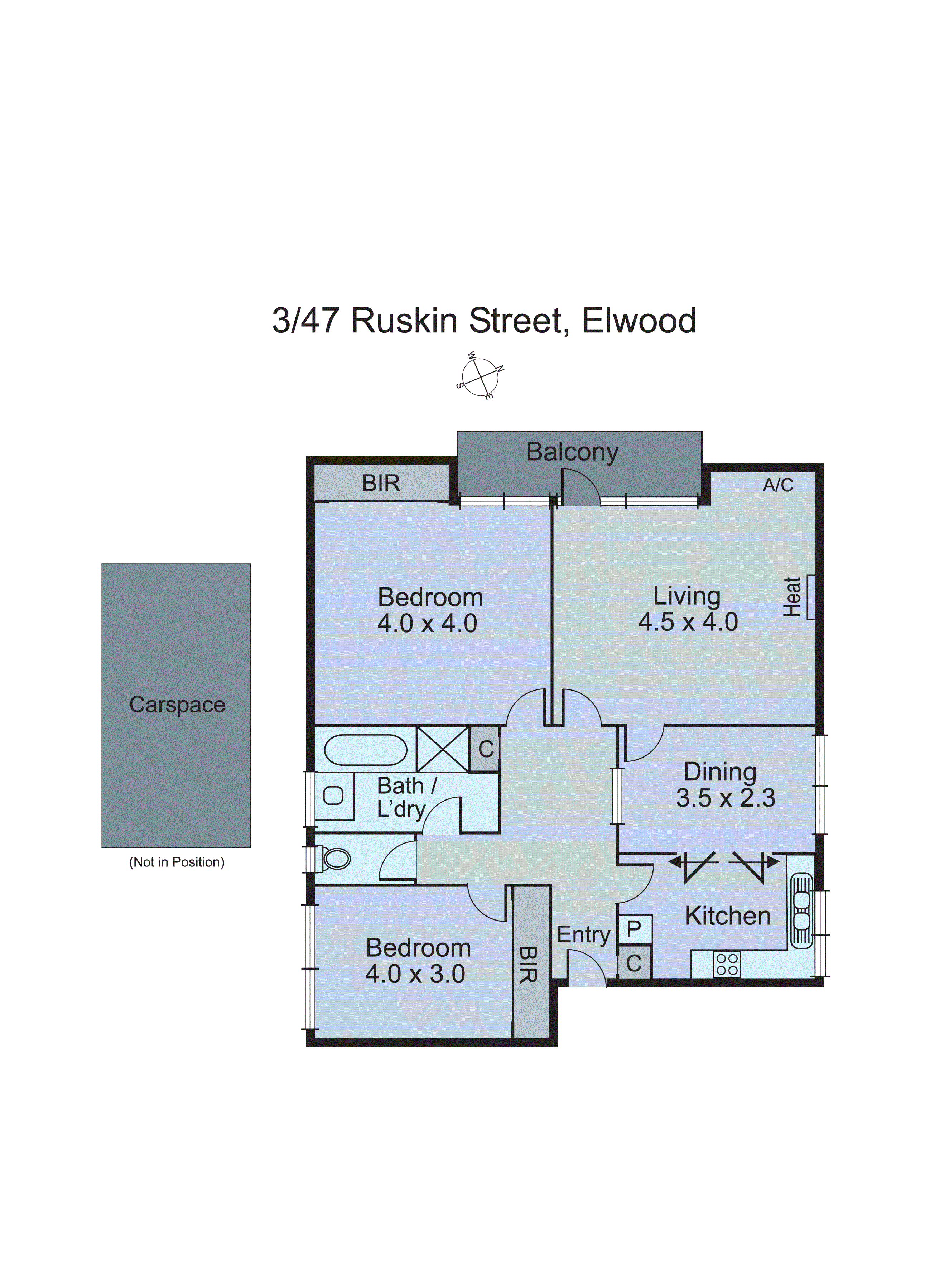 3/47 Ruskin Street, Elwood VIC 3184 - Floorplan