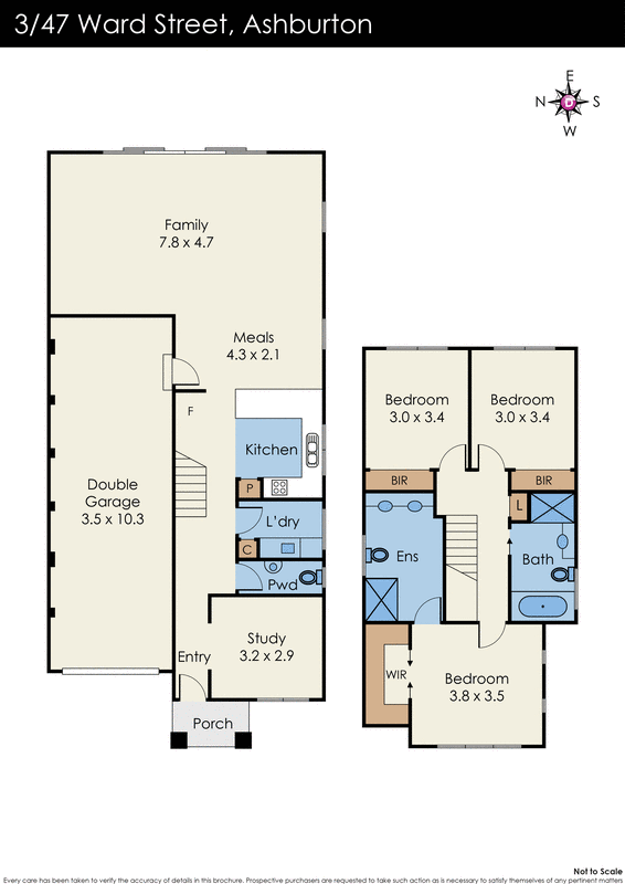 3/47 Ward Street, Ashburton VIC 3147 - Floorplan
