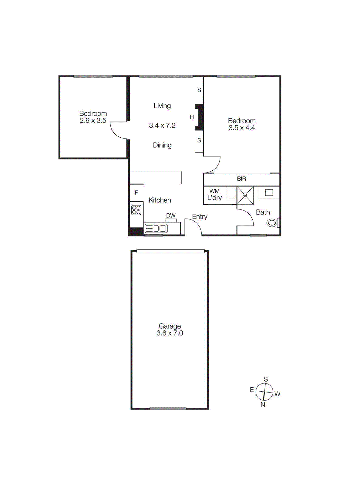 34/78 Queens Road, Melbourne VIC 3004 - Floorplan