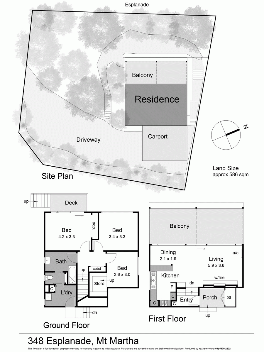 348 Esplanade, MOUNT MARTHA VIC 3934 - Floorplan