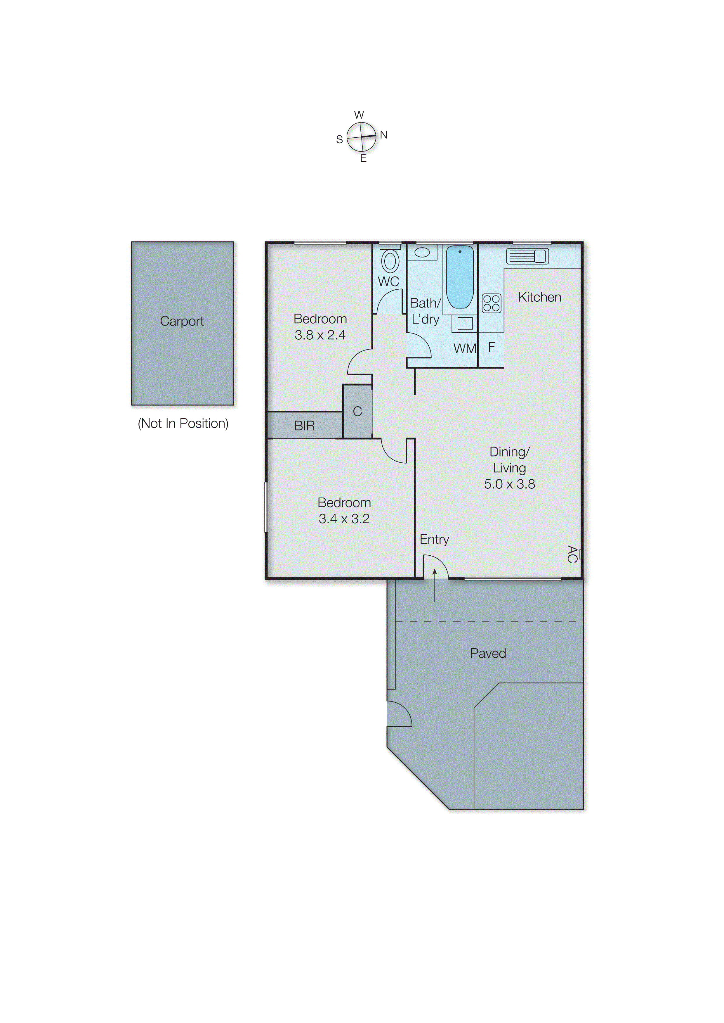 3/49 Balcombe Road, Mentone VIC 3194 - Floorplan