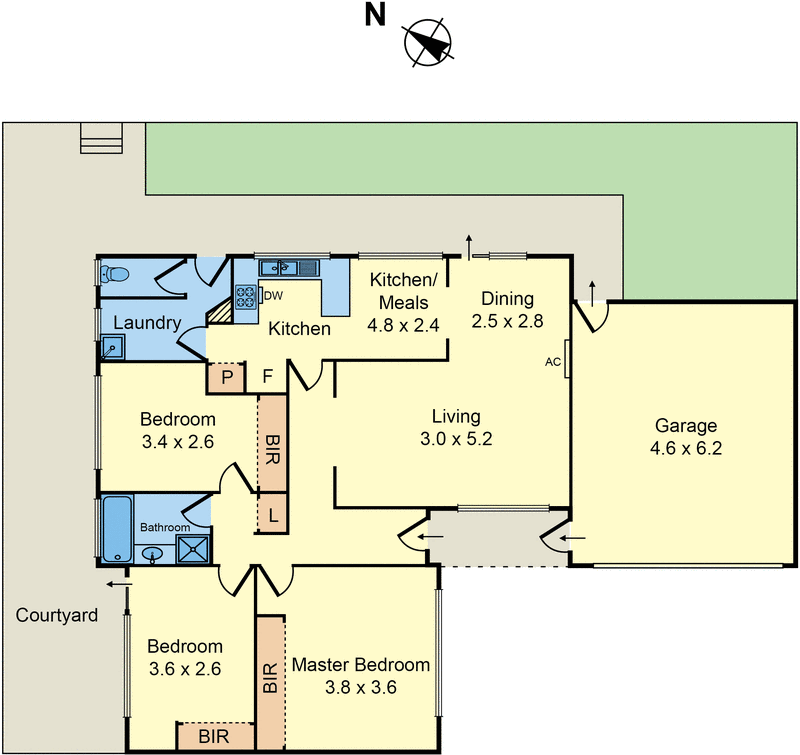 3/49 Randall Avenue, Edithvale VIC 3196 - Floorplan