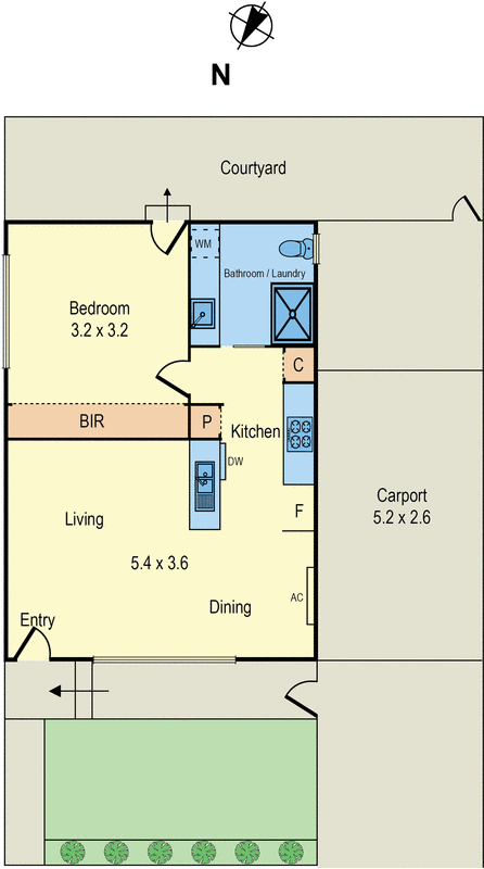 3/490 Main Street, Mordialloc VIC 3195 - Floorplan