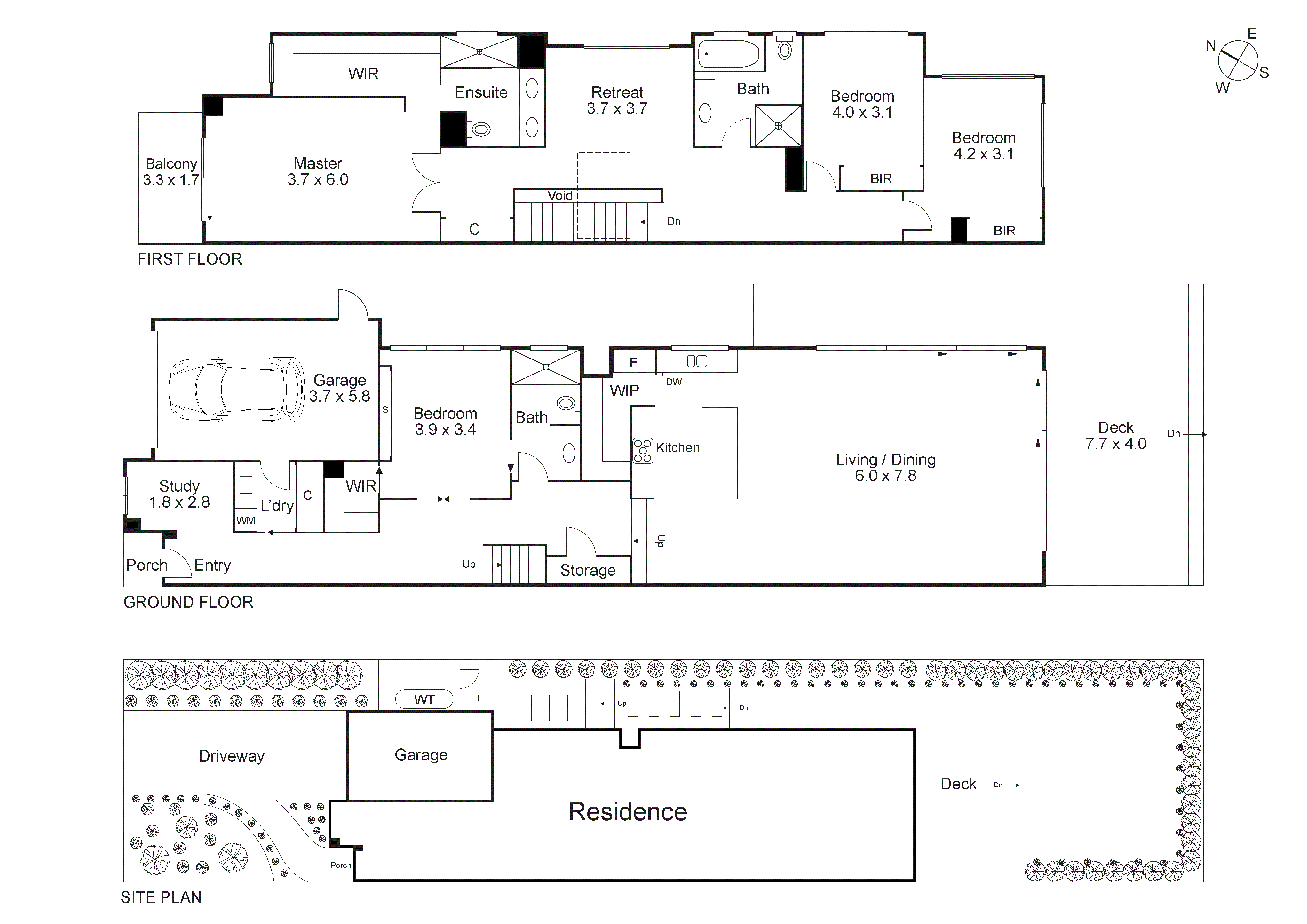 34B David Street, Hampton VIC 3188 - Floorplan