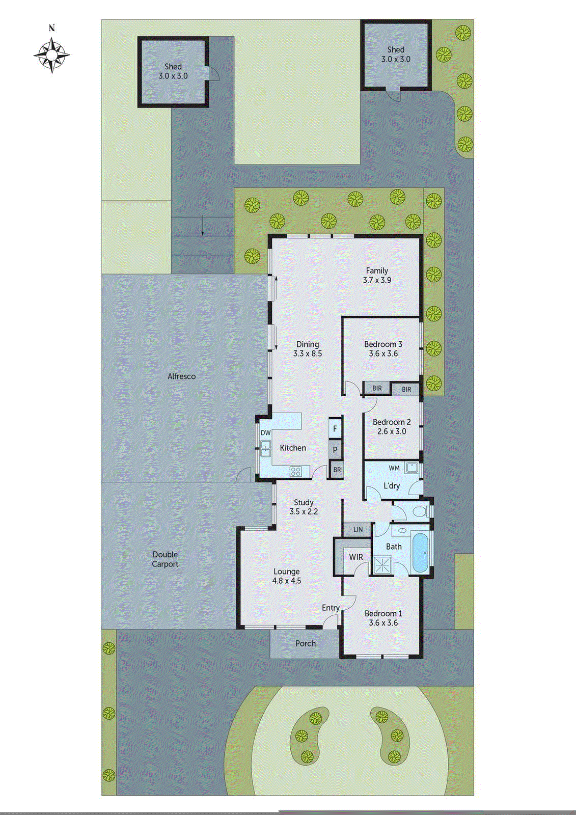 35 Birkenhead Drive, Grovedale VIC 3216 - Floorplan