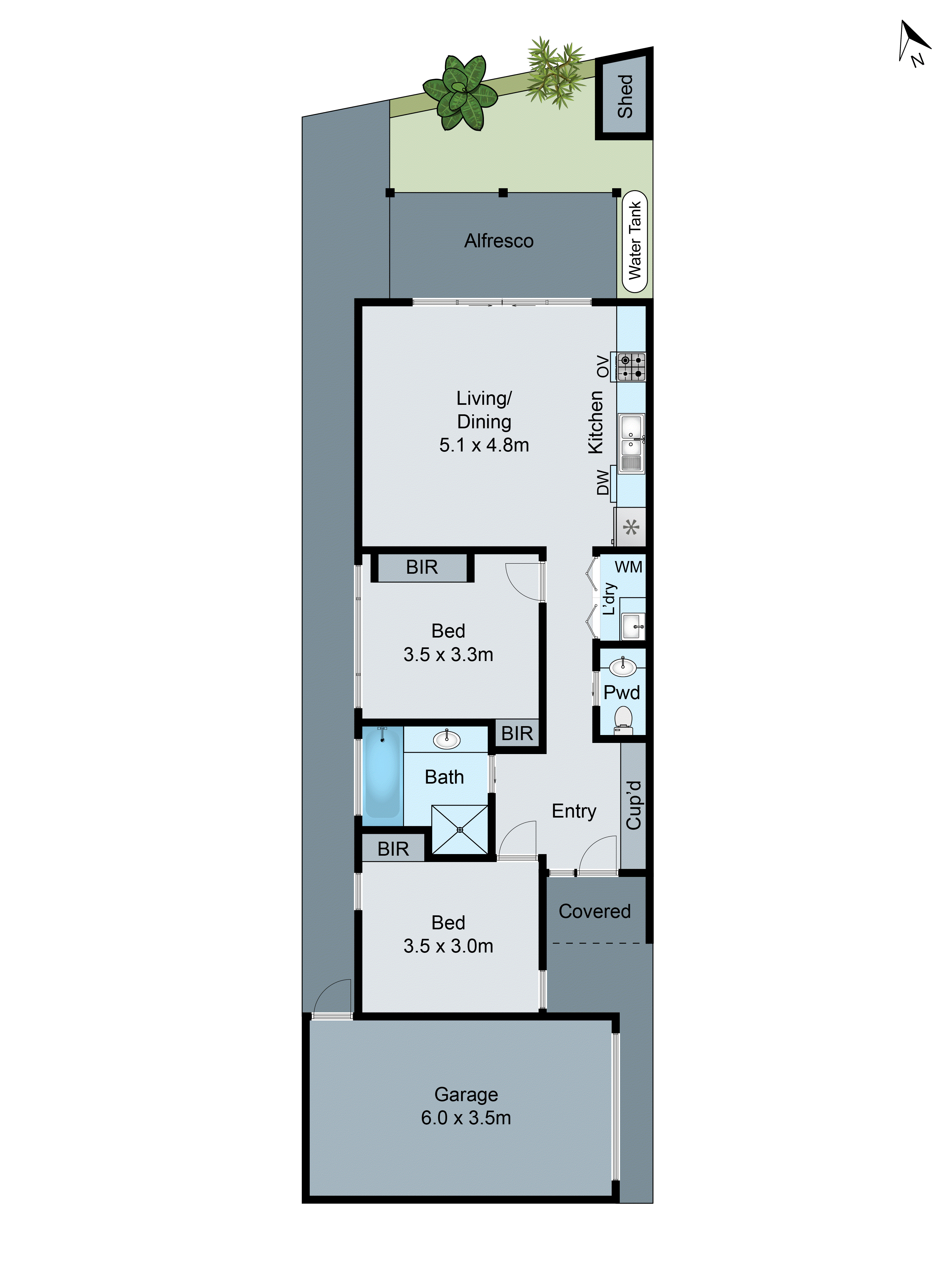 3/5 Crescent Street, Noble Park VIC 3174 - Floorplan