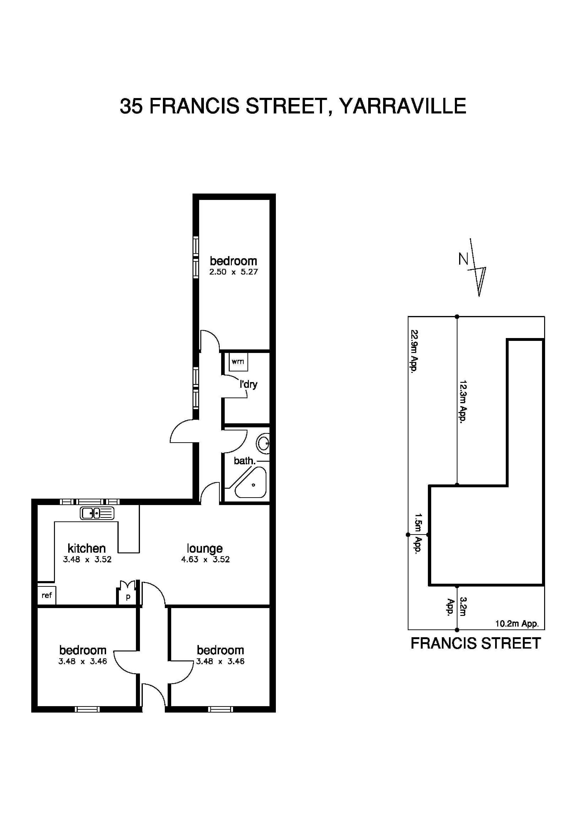 35 Francis Street, YARRAVILLE VIC 3013 - Floorplan
