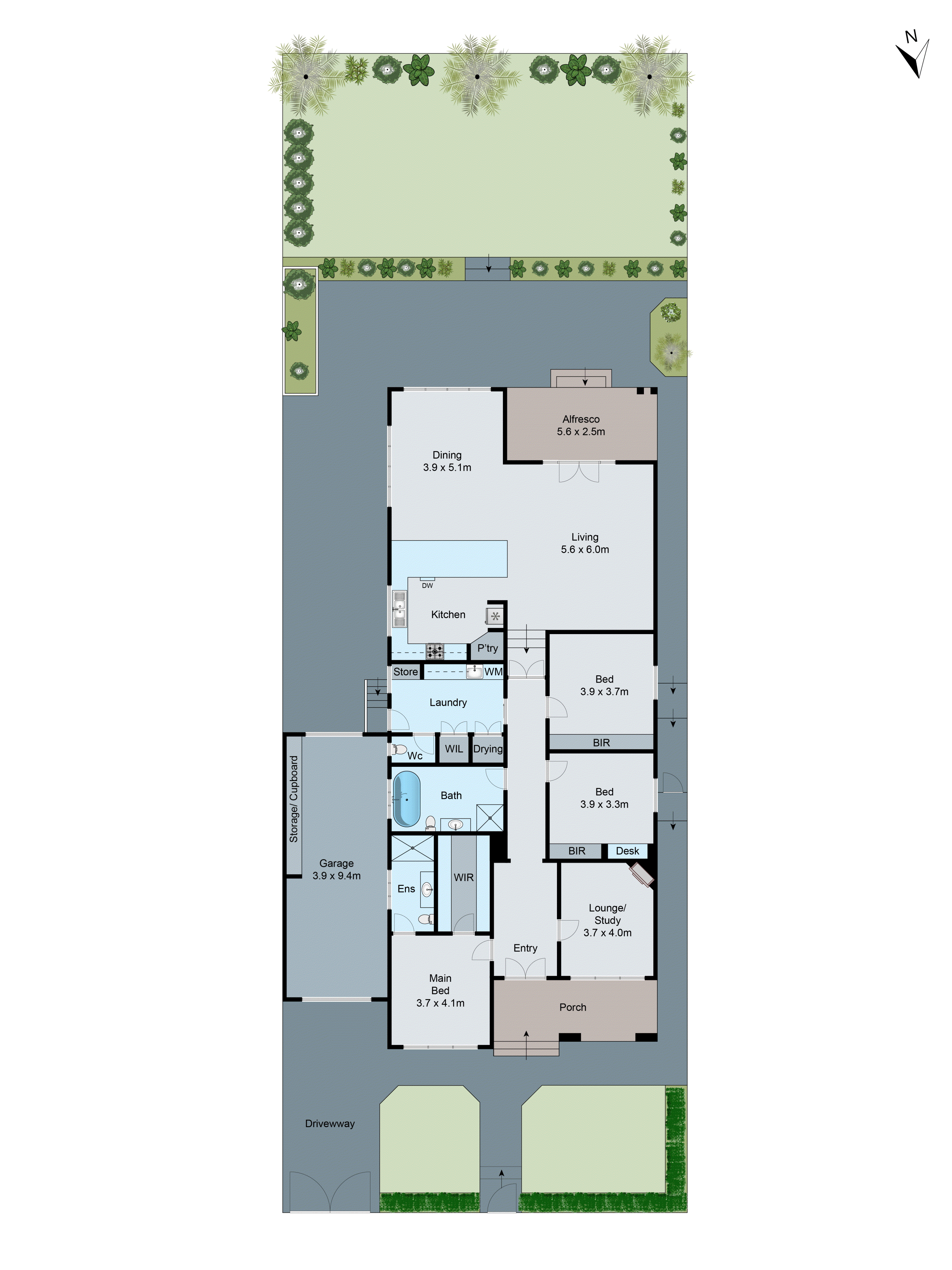 35 Girton Crescent, Manifold Heights VIC 3218 - Floorplan