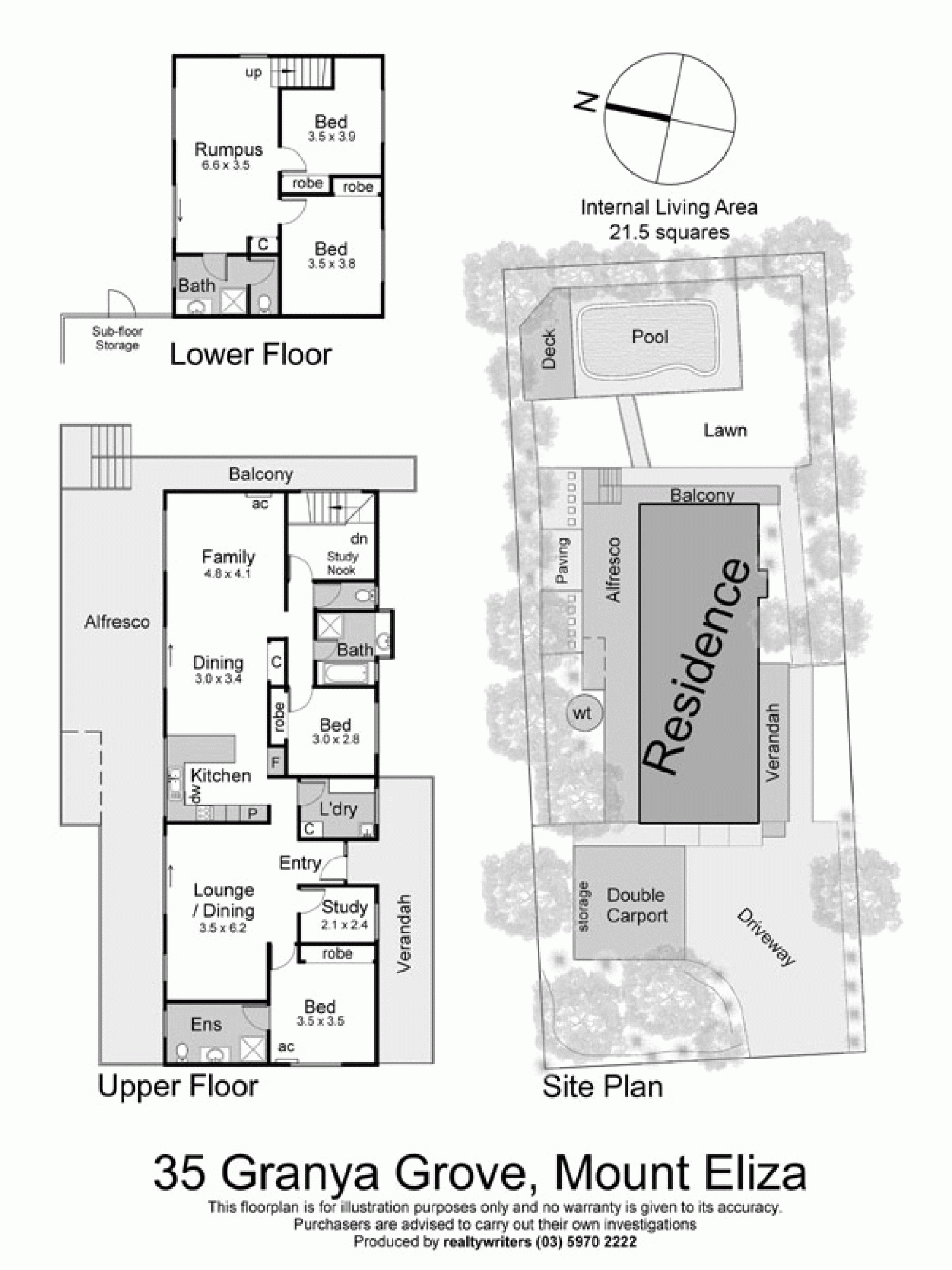 35 Granya Grove, MOUNT ELIZA VIC 3930 - Floorplan