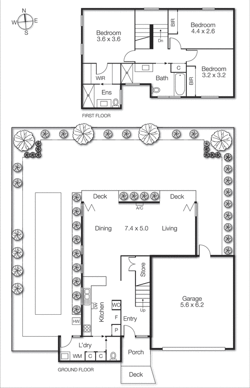 3/5 Love Street, Black Rock VIC 3193 - Floorplan