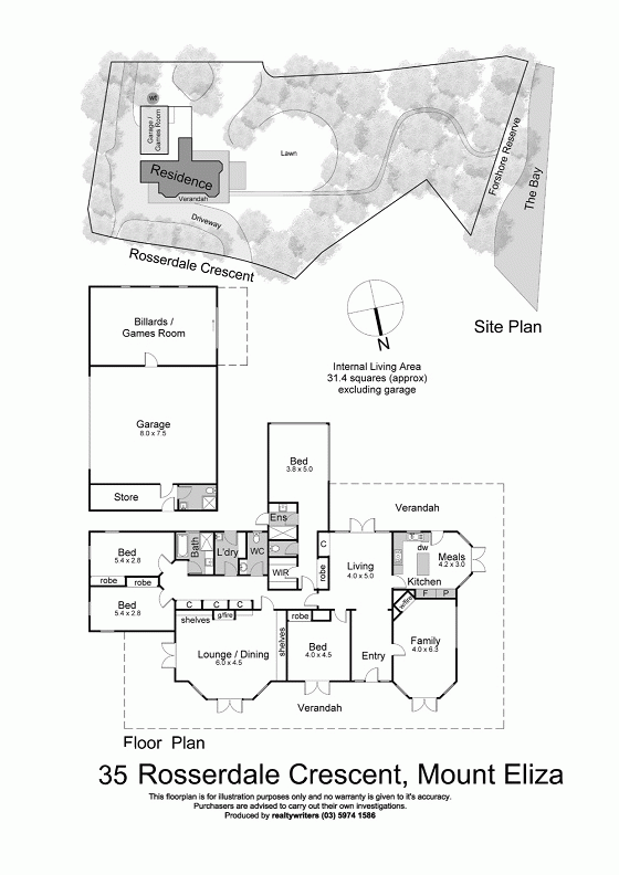 35 Rosserdale Crescent, MOUNT ELIZA VIC 3930 - Floorplan