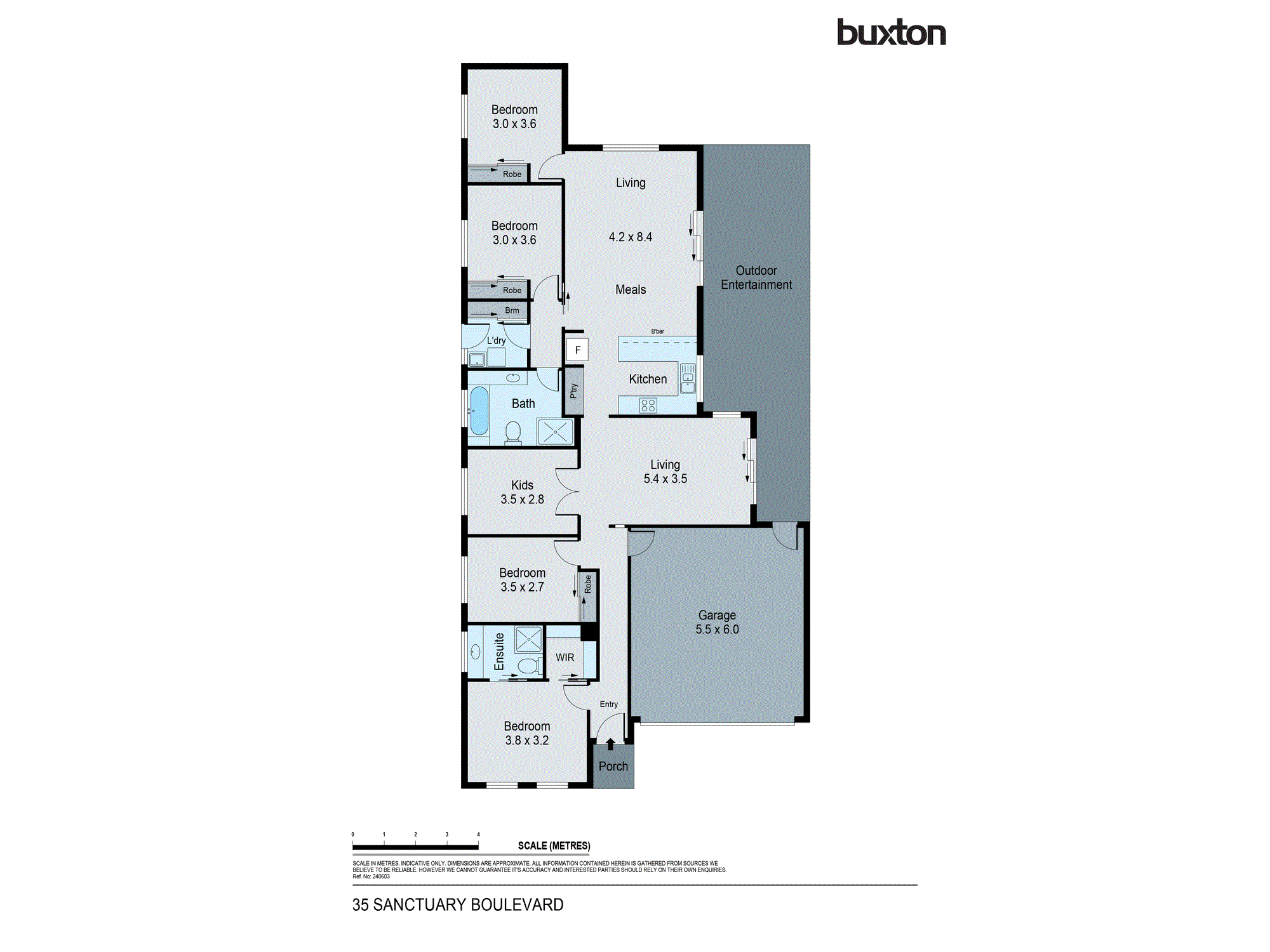 35 Sanctuary Boulevard, Maiden Gully VIC 3551 - Floorplan