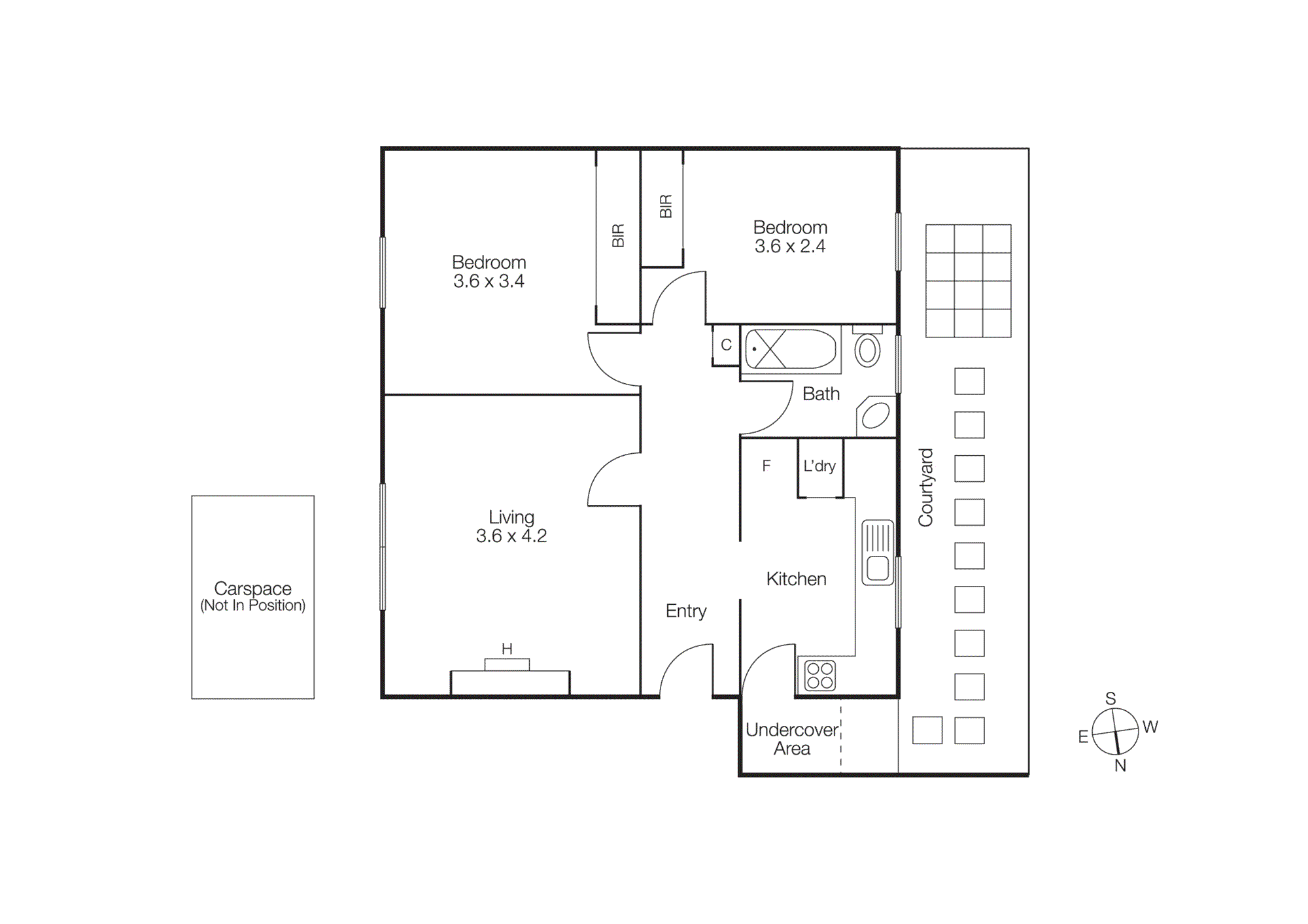 3/5 The Avenue, Balaclava VIC 3183 - Floorplan