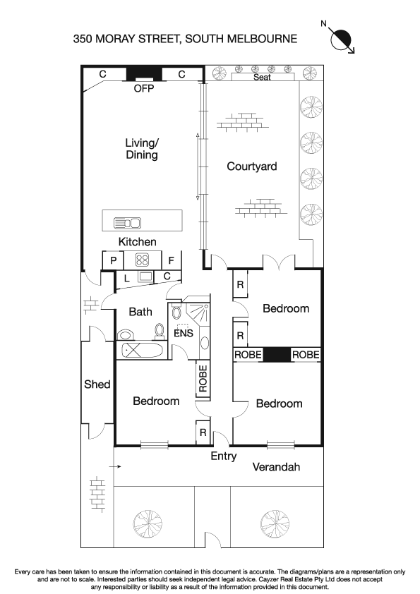 350 Moray Street, SOUTH MELBOURNE VIC 3205 - Floorplan