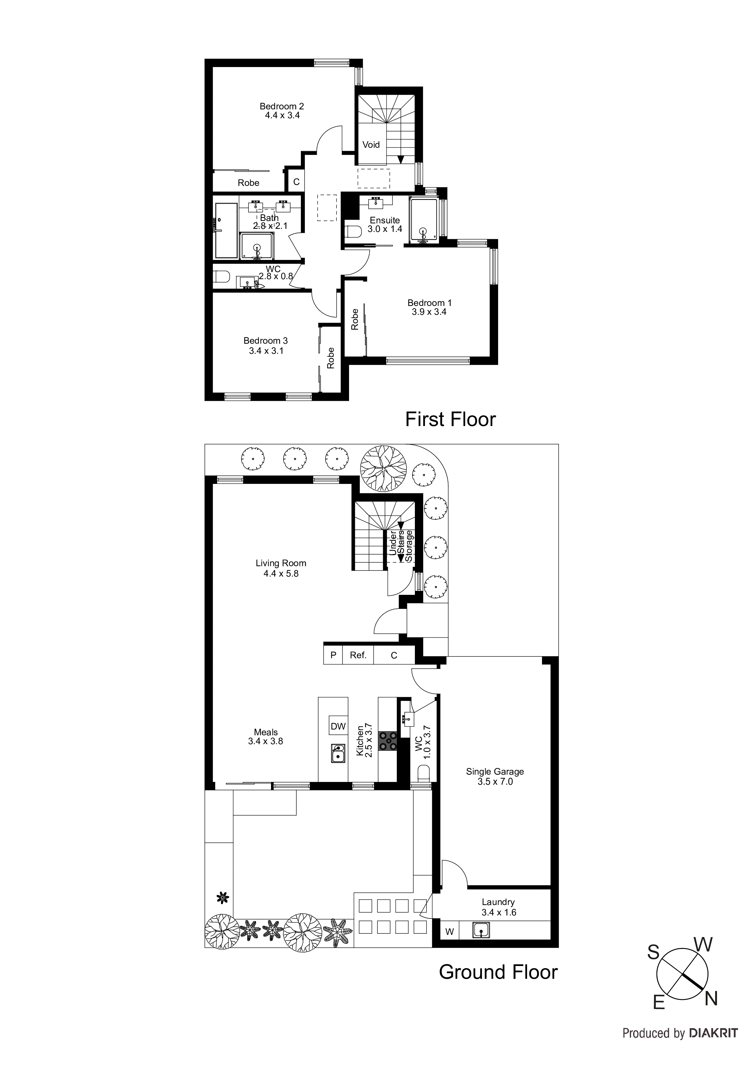 3/50 Woodbine Grove, Chelsea VIC 3196 - Floorplan